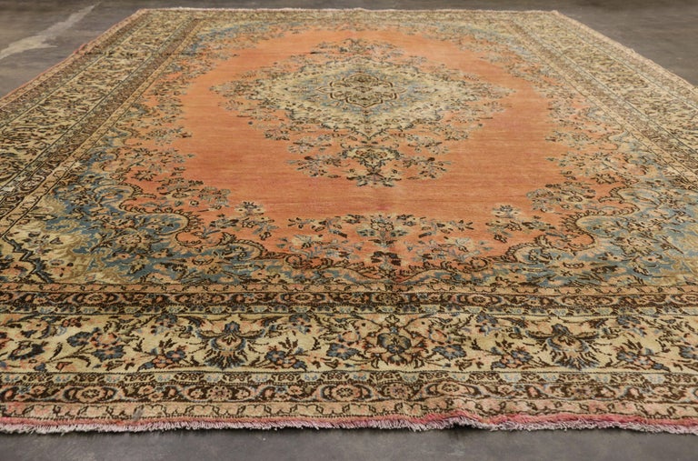 Kasvin Rug Vintage Persian Kasvin Hamadan Room Size Rug For Sale at 1stDibs