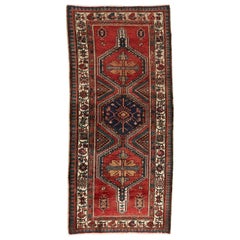 Tapis de couloir vintage persan du Nord-Ouest