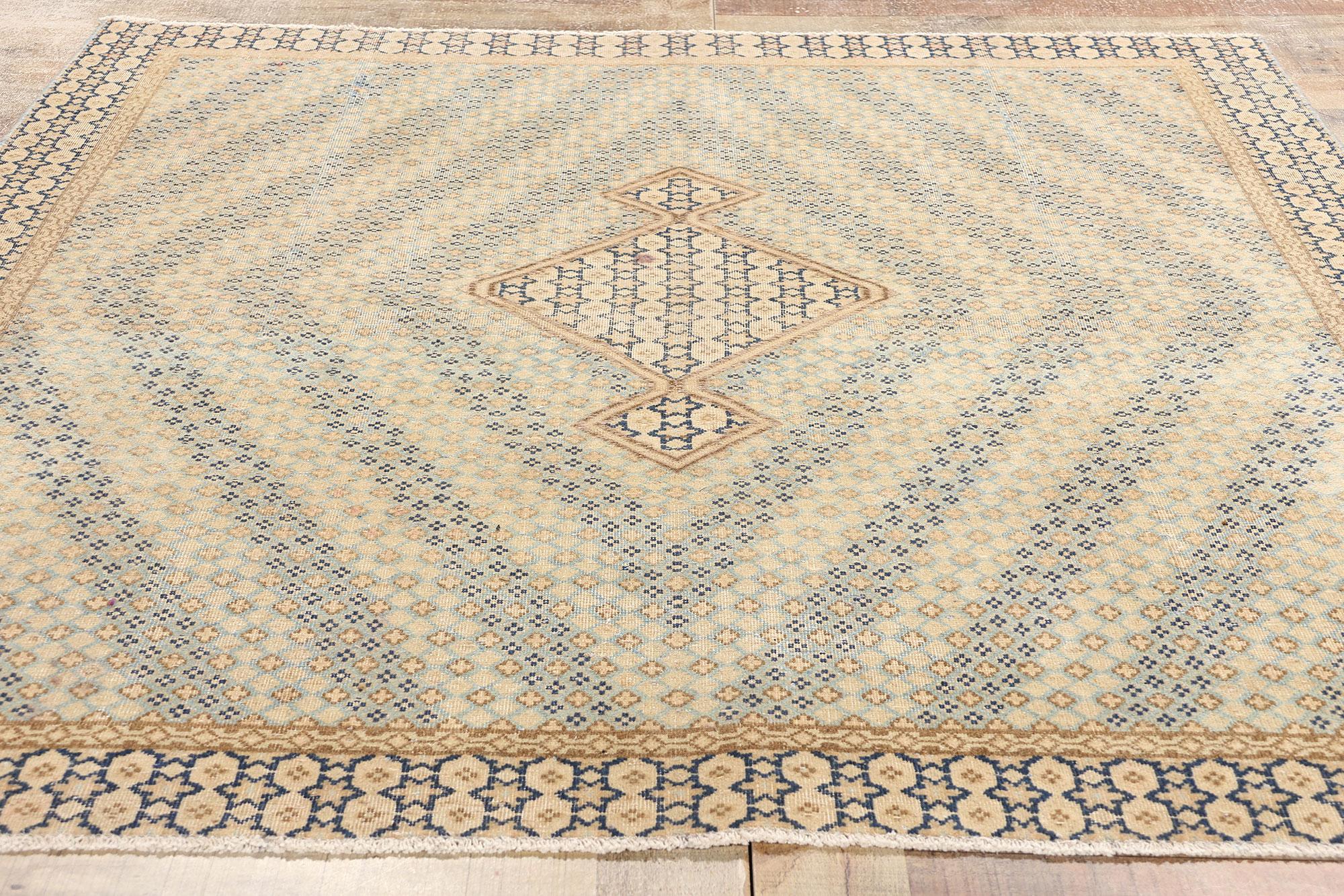 Persischer Kerman-Teppich, Vintage (Handgeknüpft) im Angebot