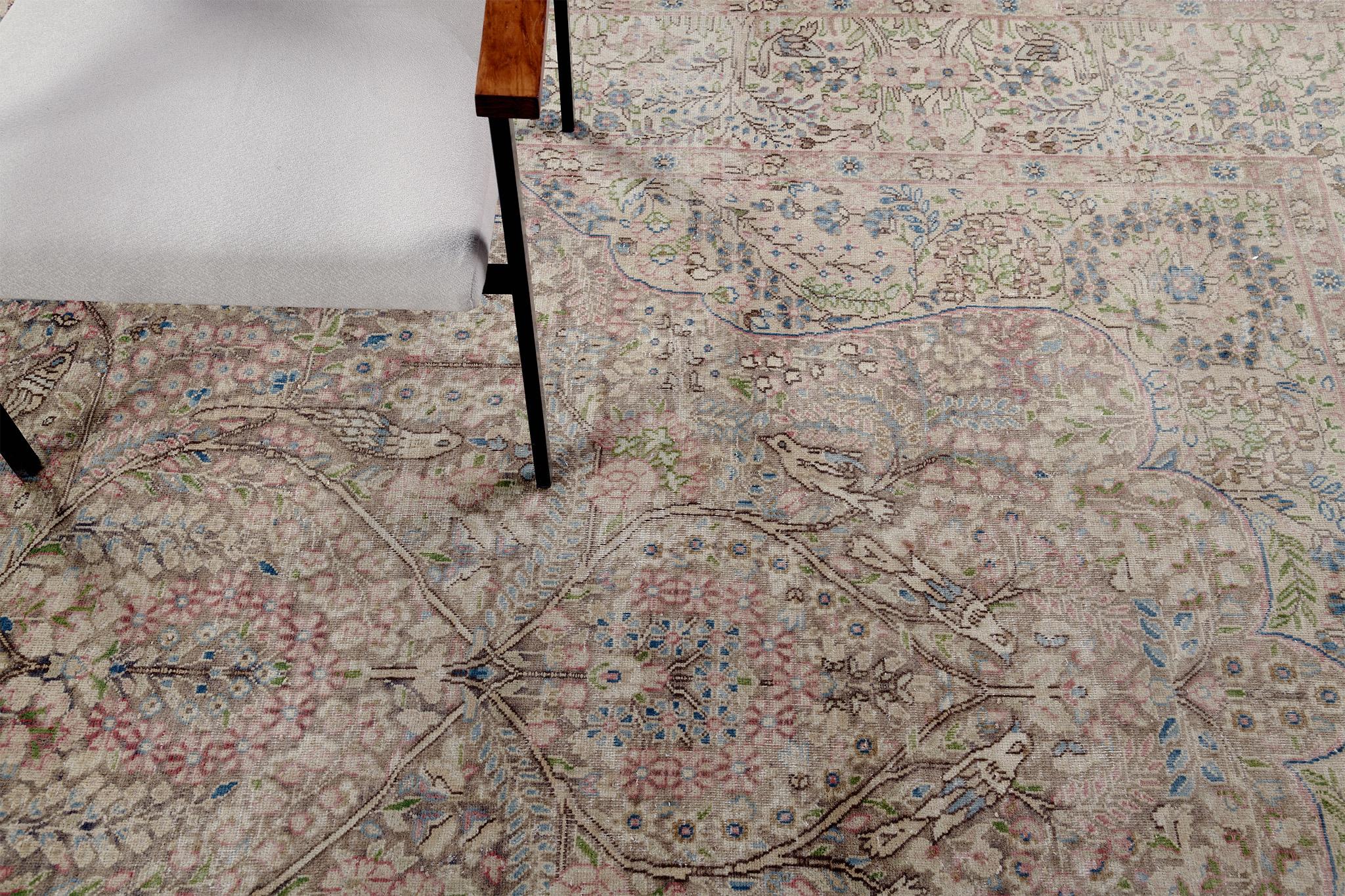 Persischer Kerman, Vintage im Angebot 1