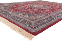 Vintage Persian Kerman Pakistani Rug, Regal Charm Meets Stately Decadence