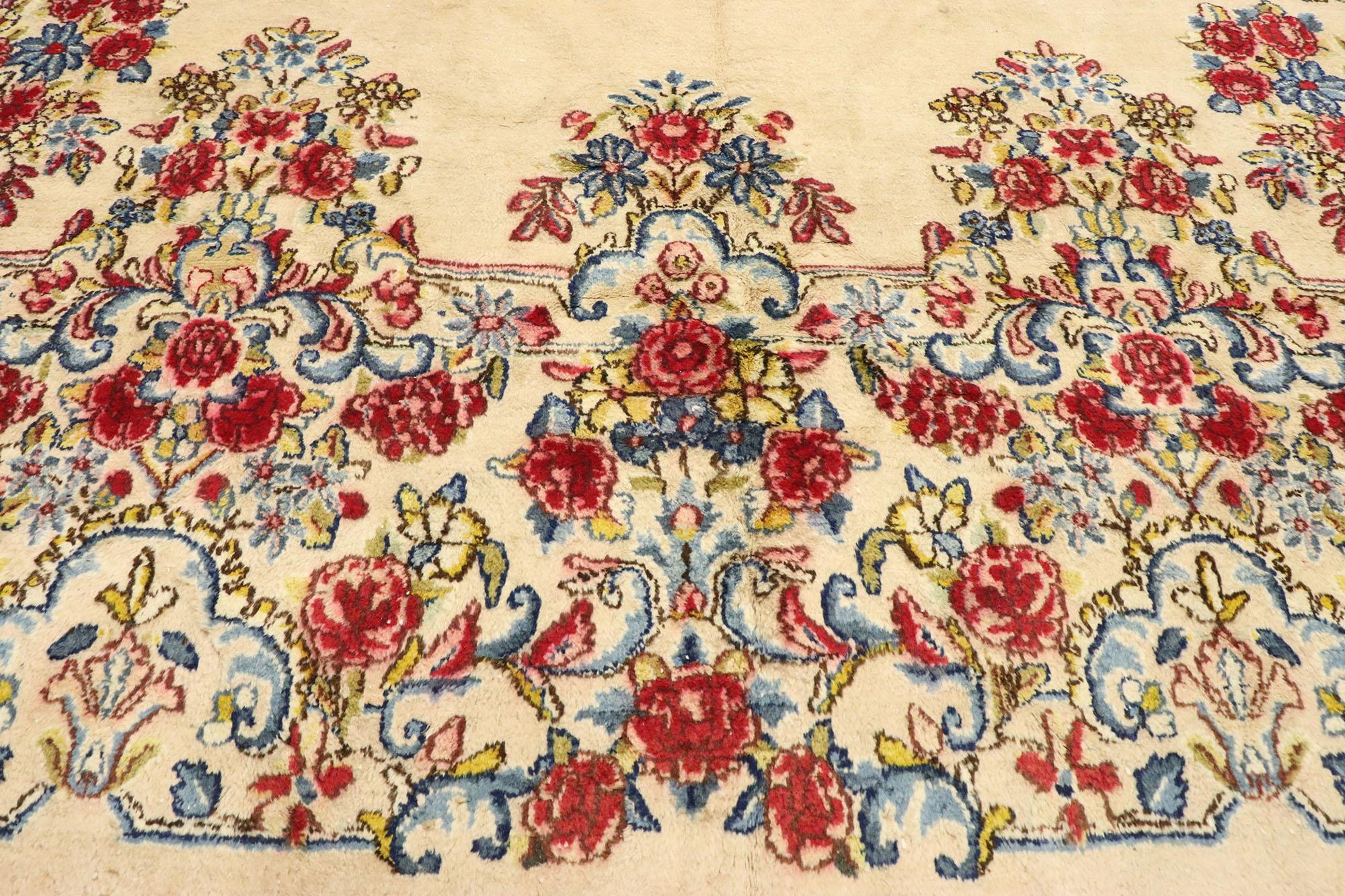 Persischer Kerman-Teppich in Palastgröße, persischer Kirman-Teppich im Zustand „Gut“ im Angebot in Dallas, TX