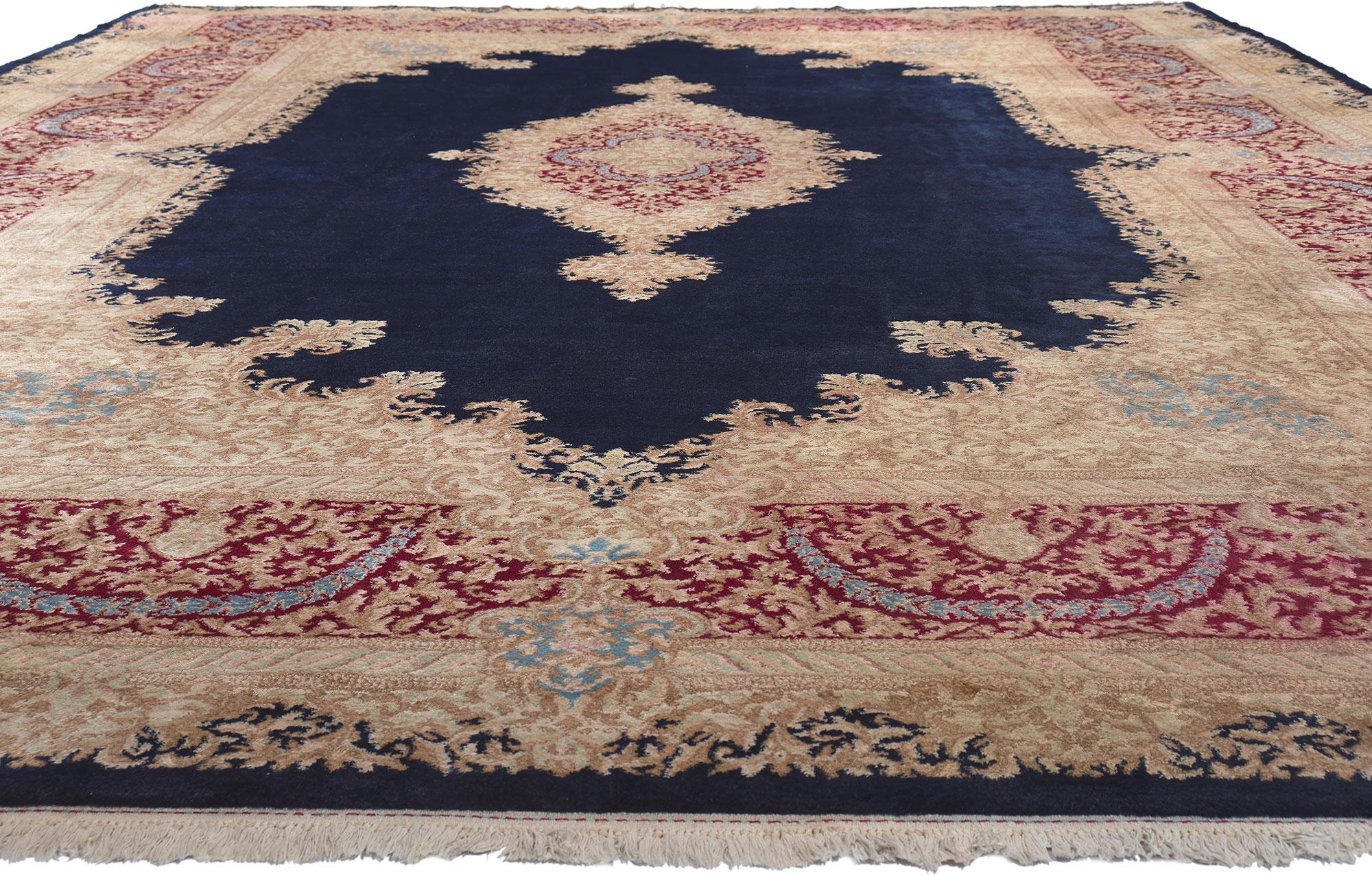Persischer Kerman-Teppich im Vintage-Stil, 11'09 x 17'06 (Kirman) im Angebot