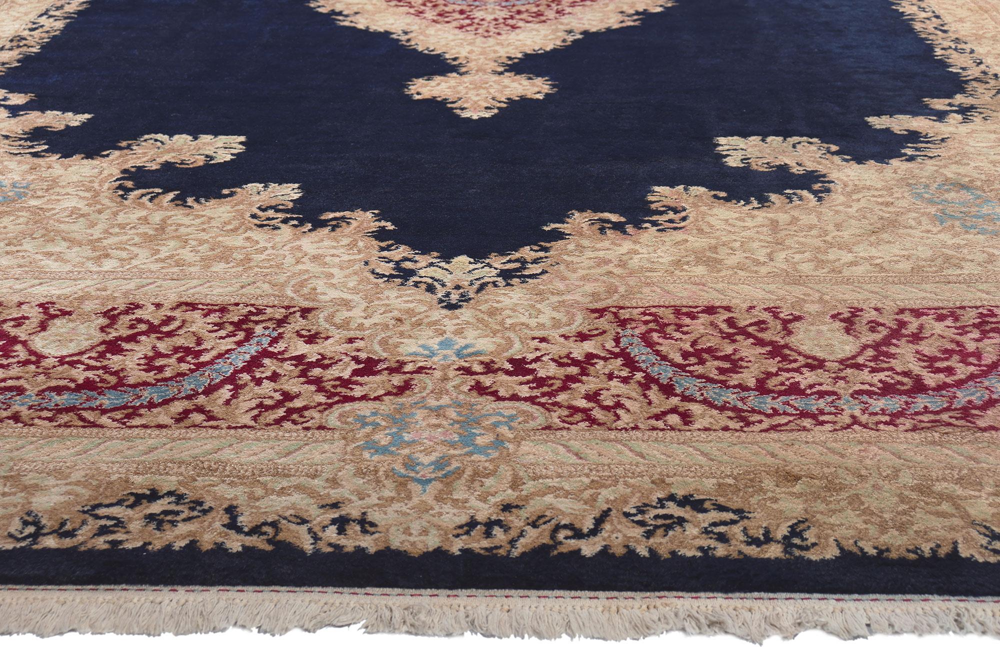 Persischer Kerman-Teppich im Vintage-Stil, 11'09 x 17'06 (Handgeknüpft) im Angebot