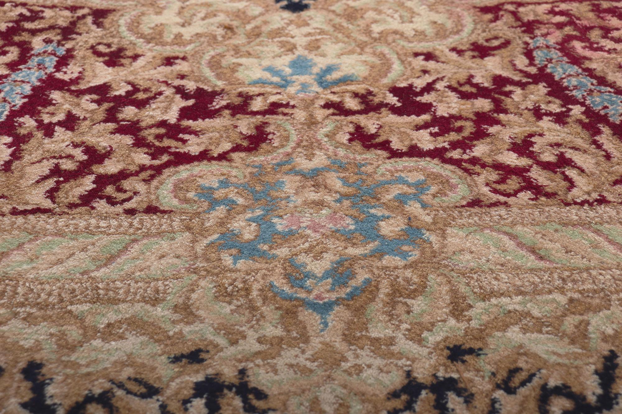 Persischer Kerman-Teppich im Vintage-Stil, 11'09 x 17'06 im Zustand „Gut“ im Angebot in Dallas, TX