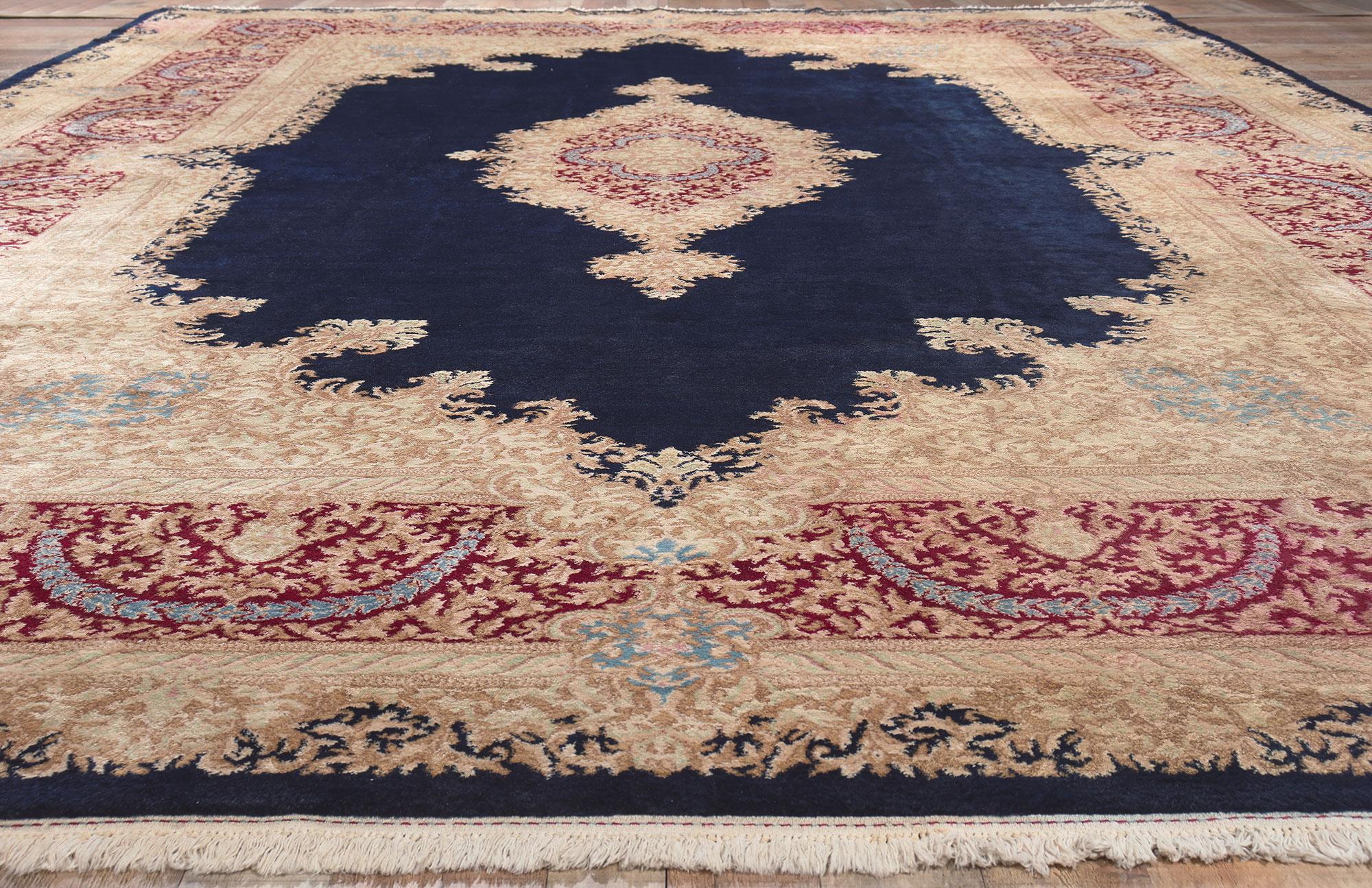 Persischer Kerman-Teppich im Vintage-Stil, 11'09 x 17'06 im Angebot 1