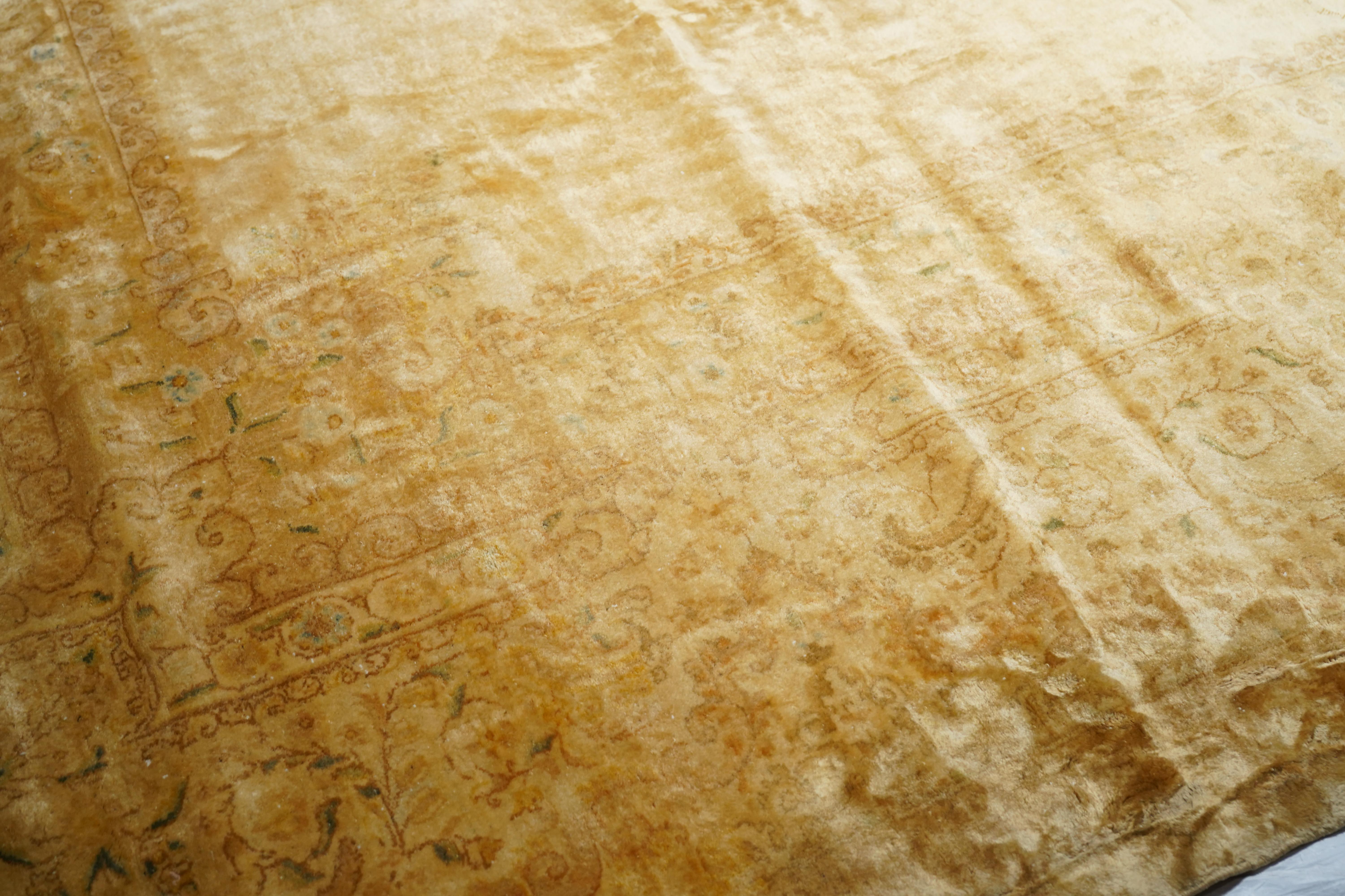 Vintage Persisch Kerman Teppich 11'6 x 18'5 (20. Jahrhundert) im Angebot