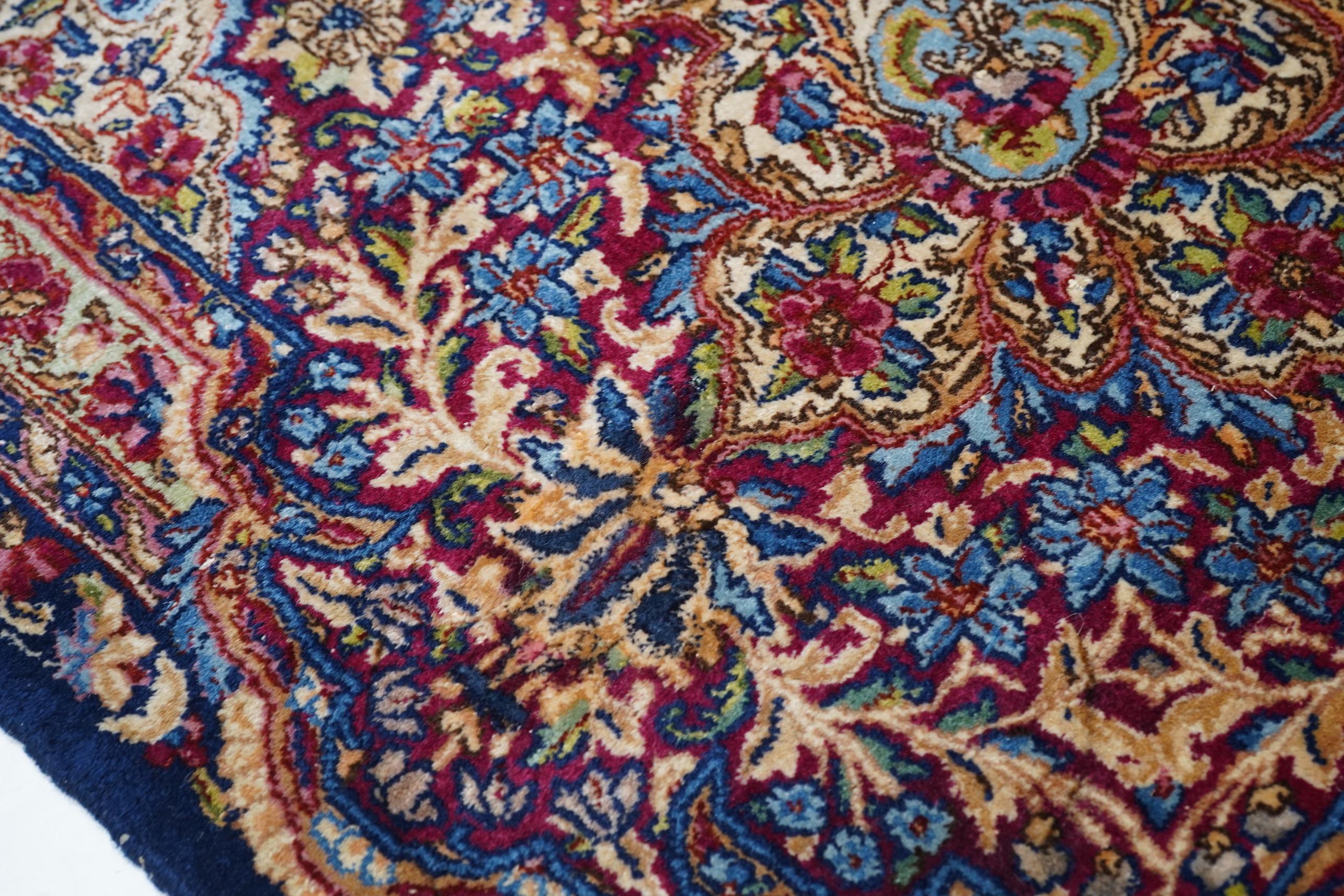 Alfombra Persa Kerman Vintage 12'0
