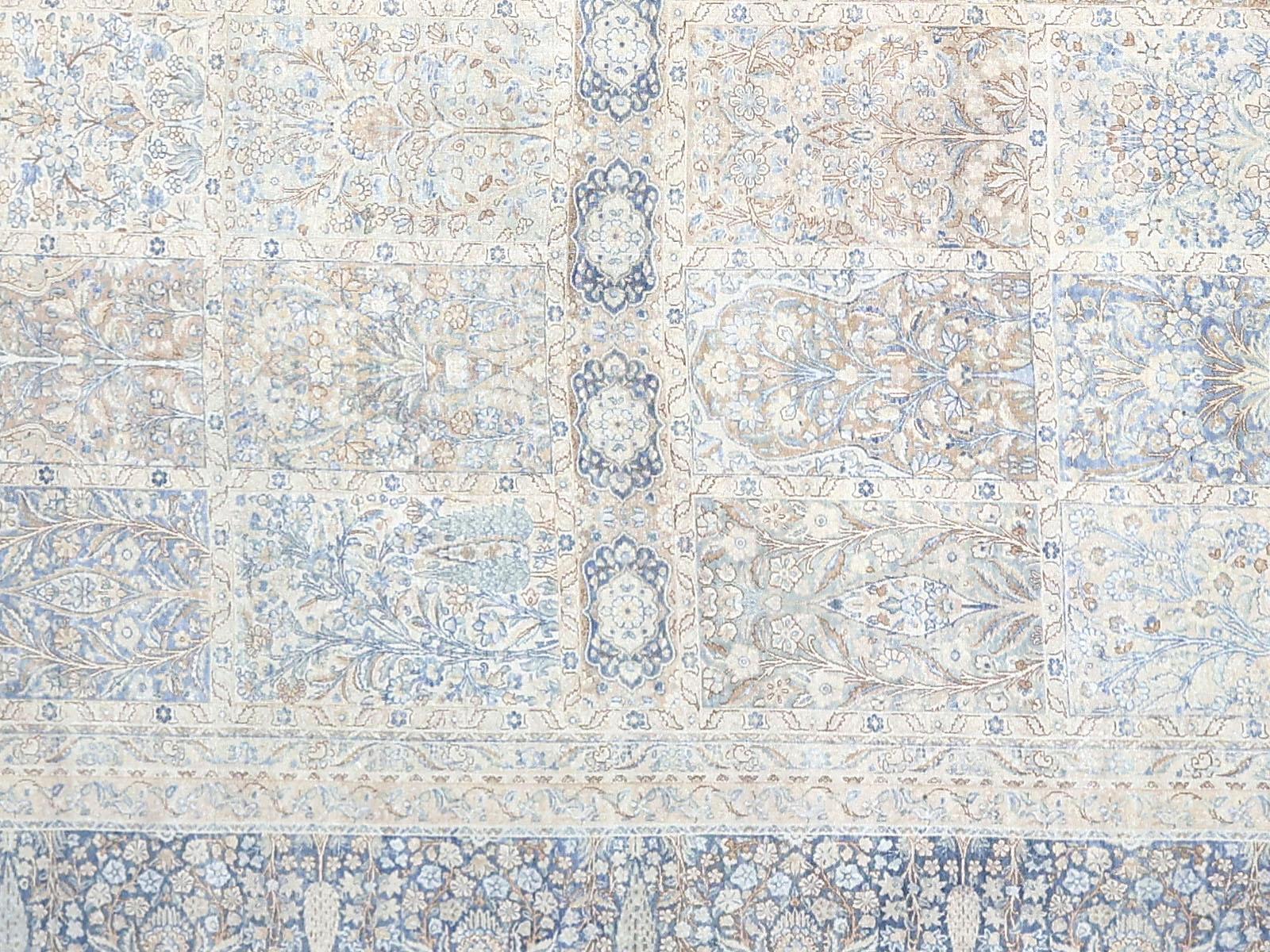 Vintage Persian Kerman Rug - 12'5