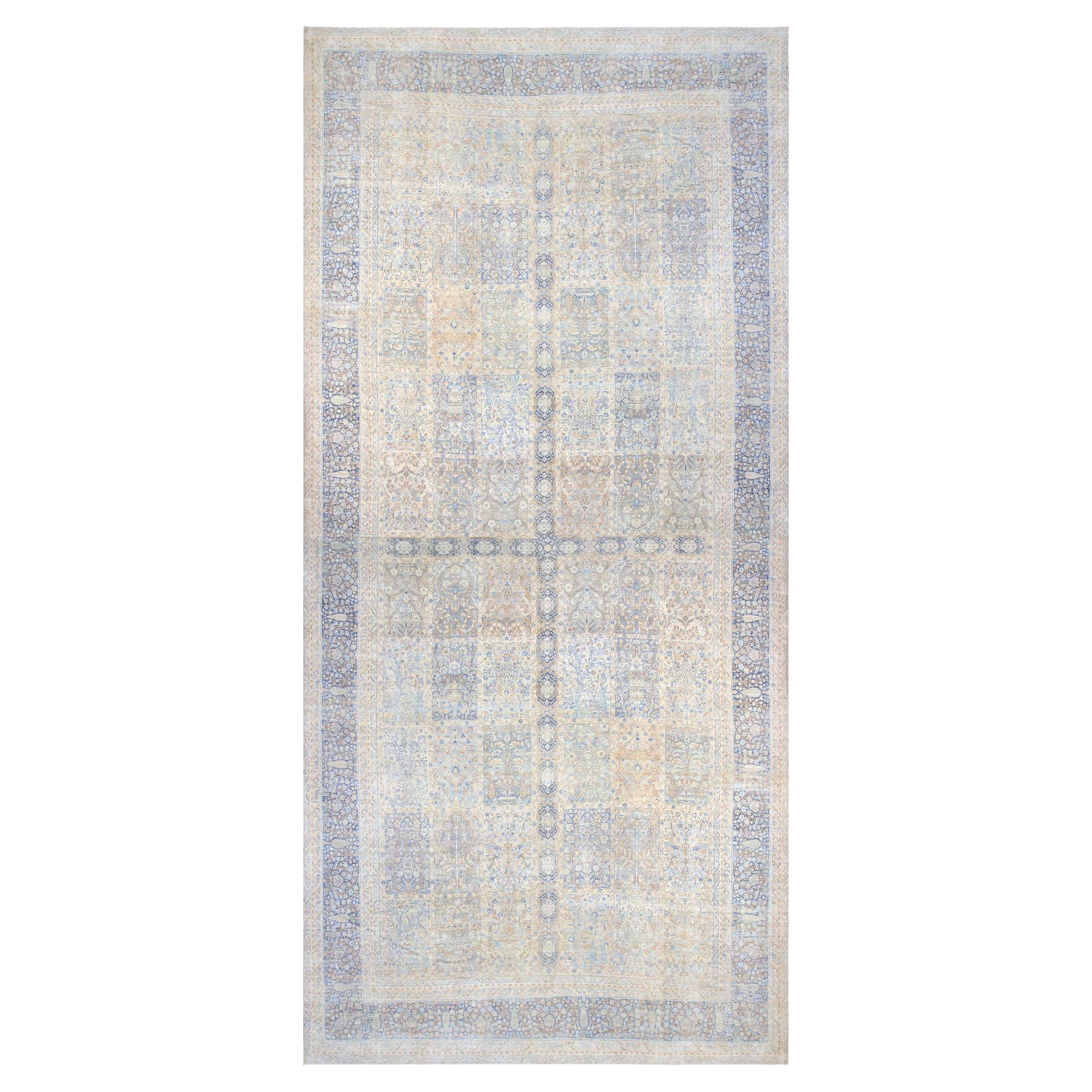 Vintage Persian Kerman Rug - 12'5" x 25'4"