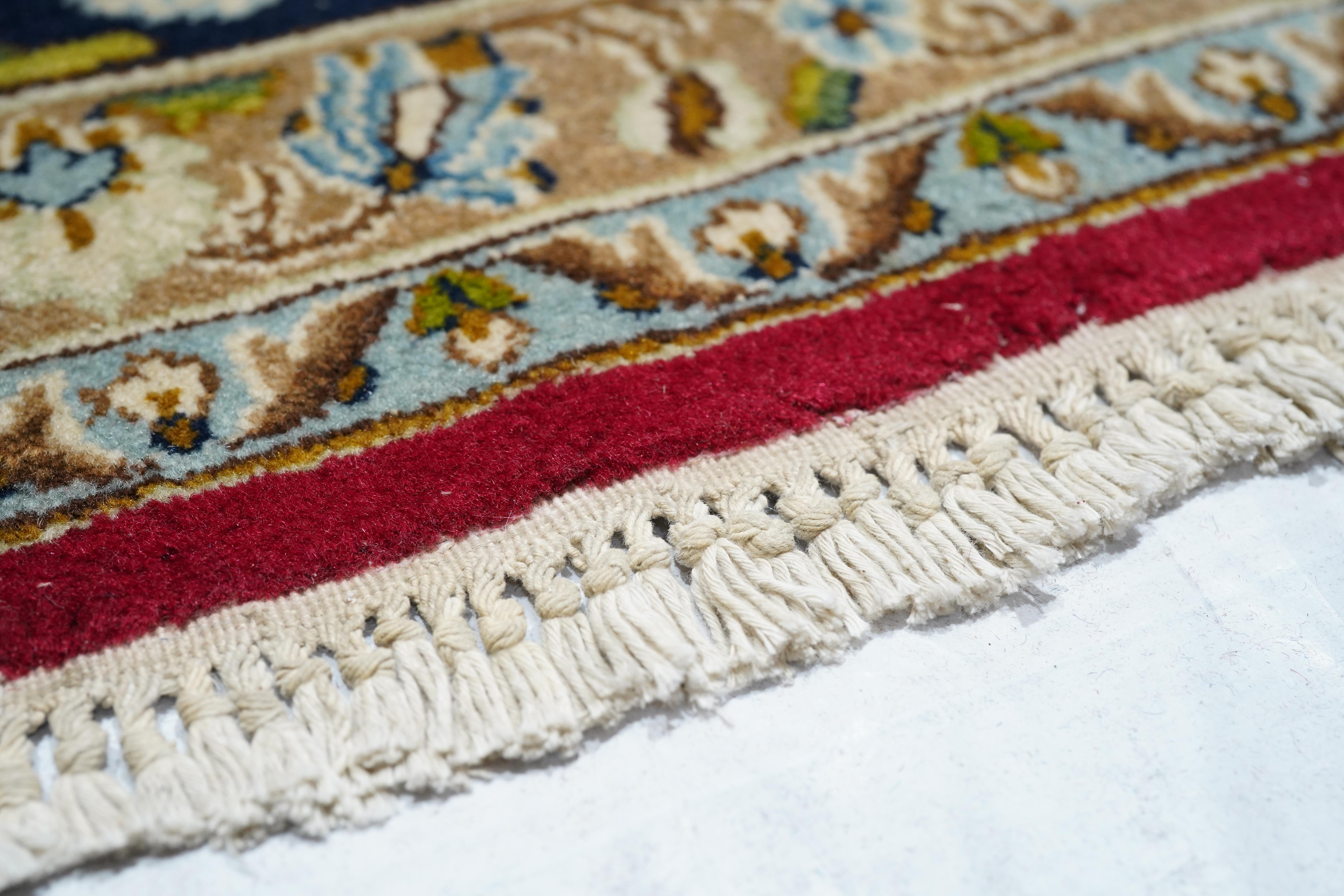 Vintage Persisch Kerman Teppich 8'5