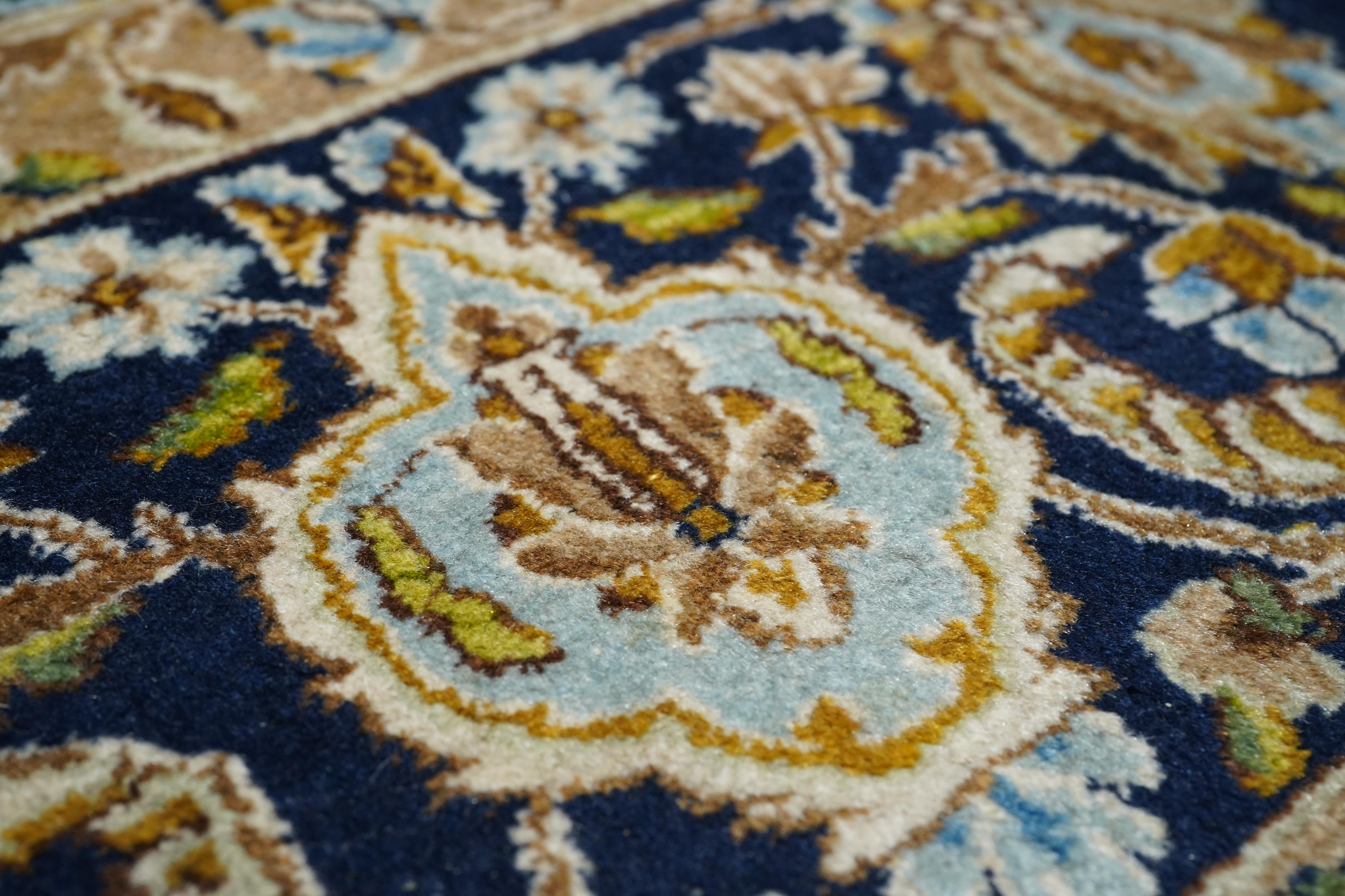 Vintage Persisch Kerman Teppich 8'5