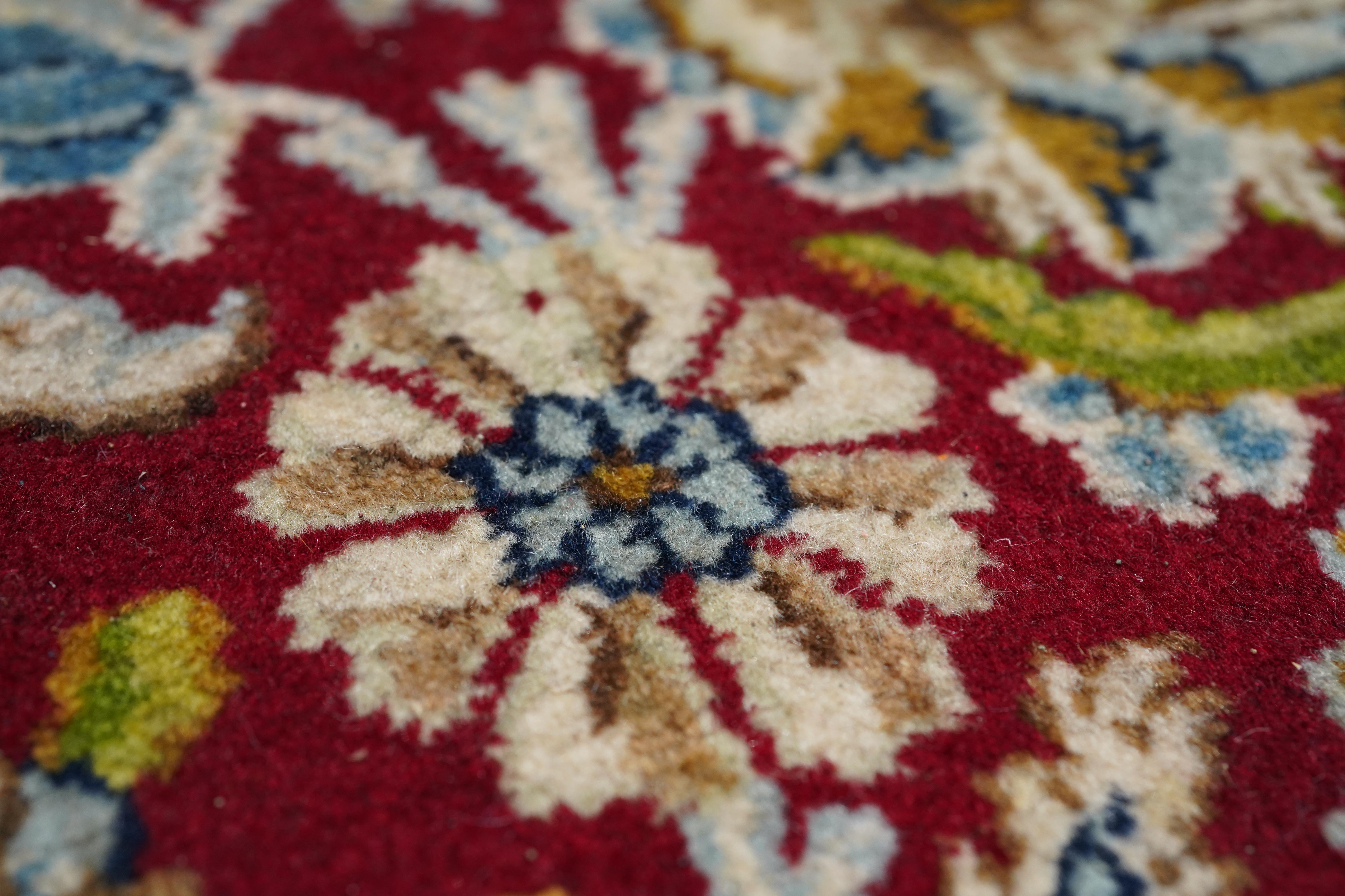 Vintage Persisch Kerman Teppich 8'5