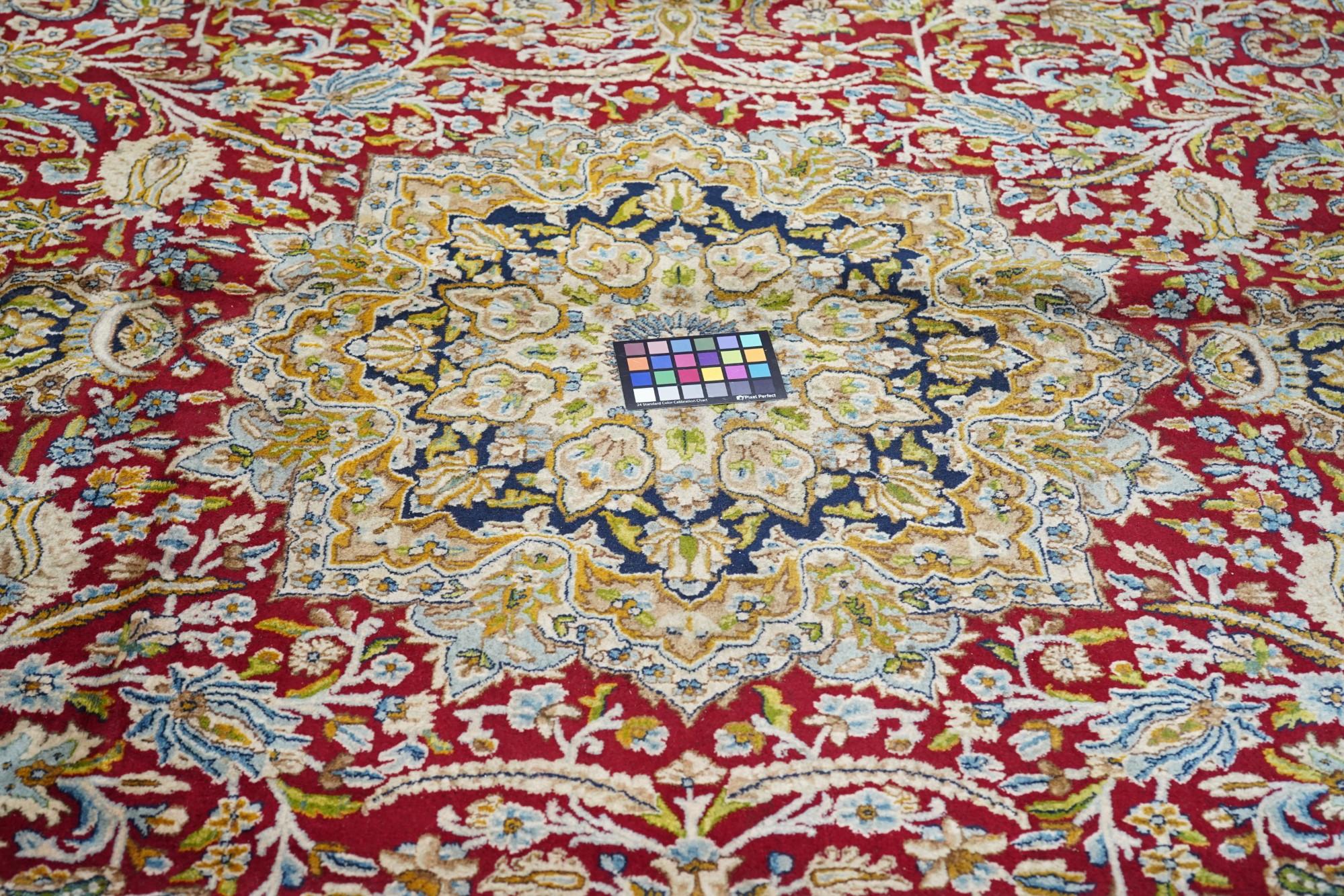Vintage Persisch Kerman Teppich 8'5