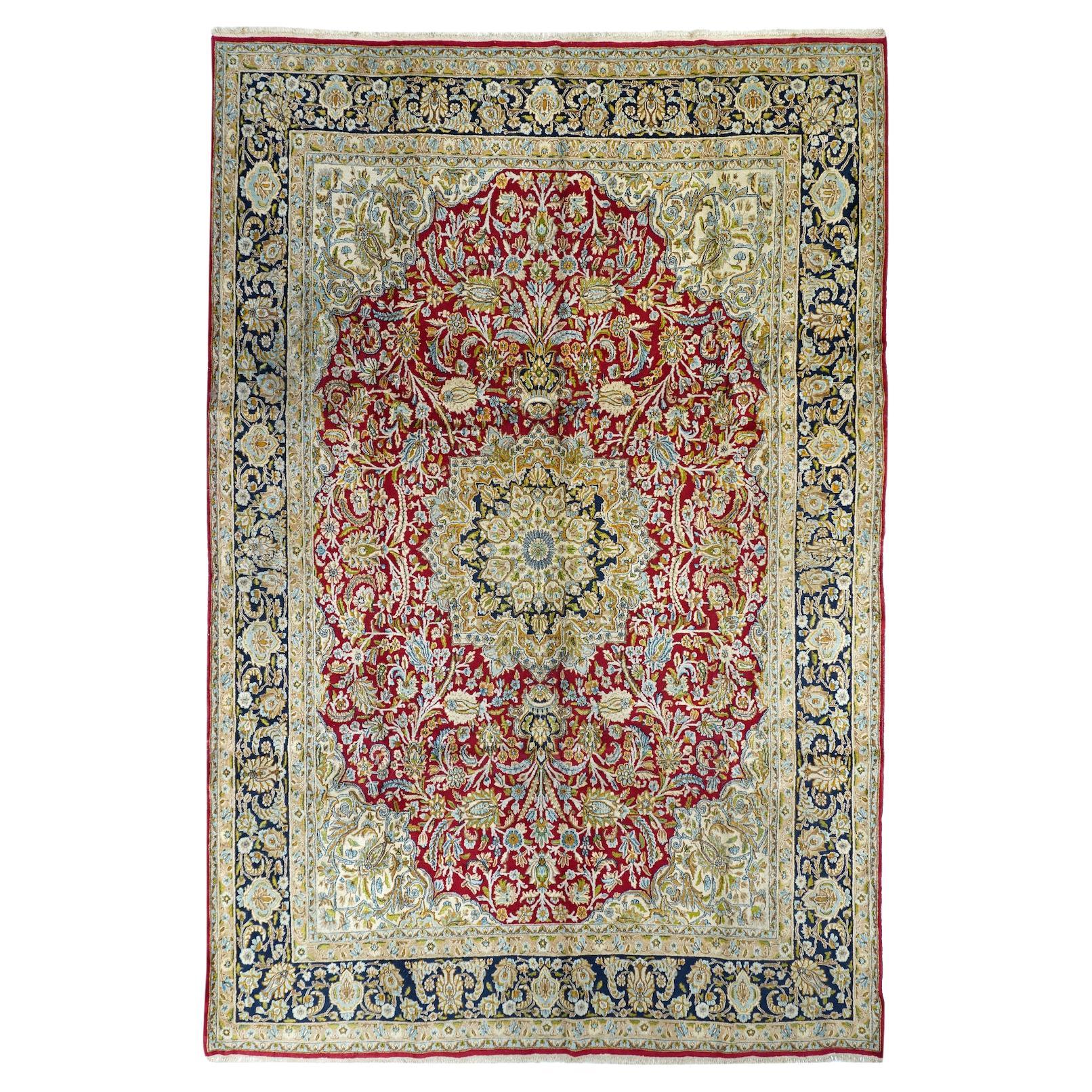 Alfombra Persa Kerman Vintage 8'5" x 12'5
