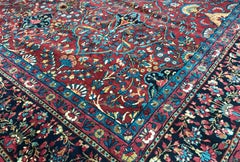 Vintage Persian Kerman Rug, circa 1940