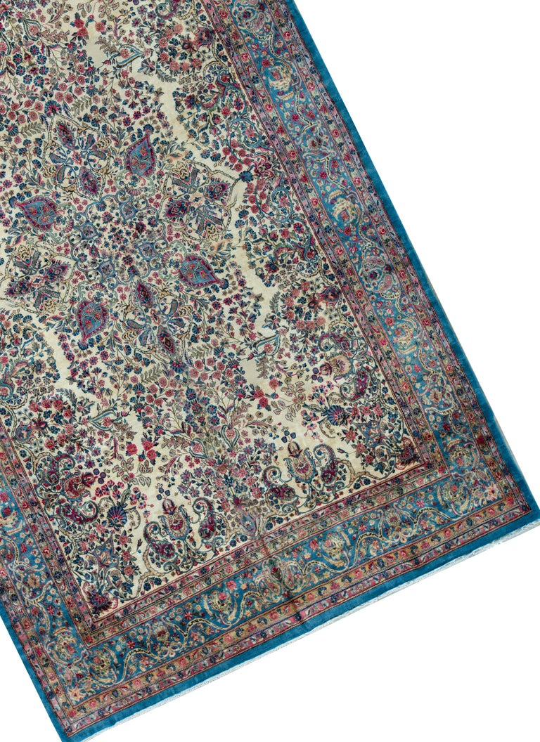 Vintage Persian Kerman Rug, circa 1940 For Sale at 1stDibs