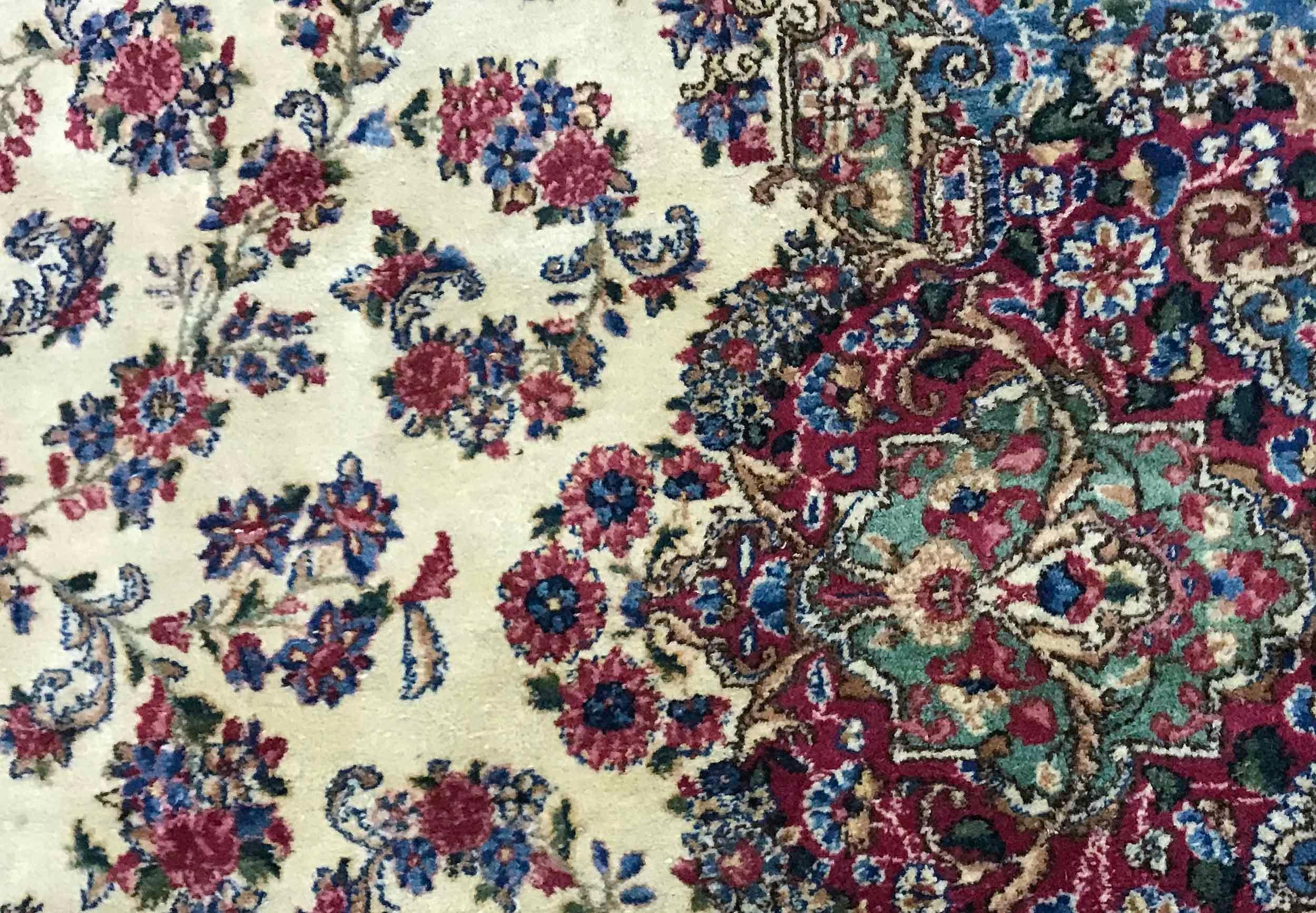 Alfombra persa Kerman vintage, circa 1940 Persa en venta
