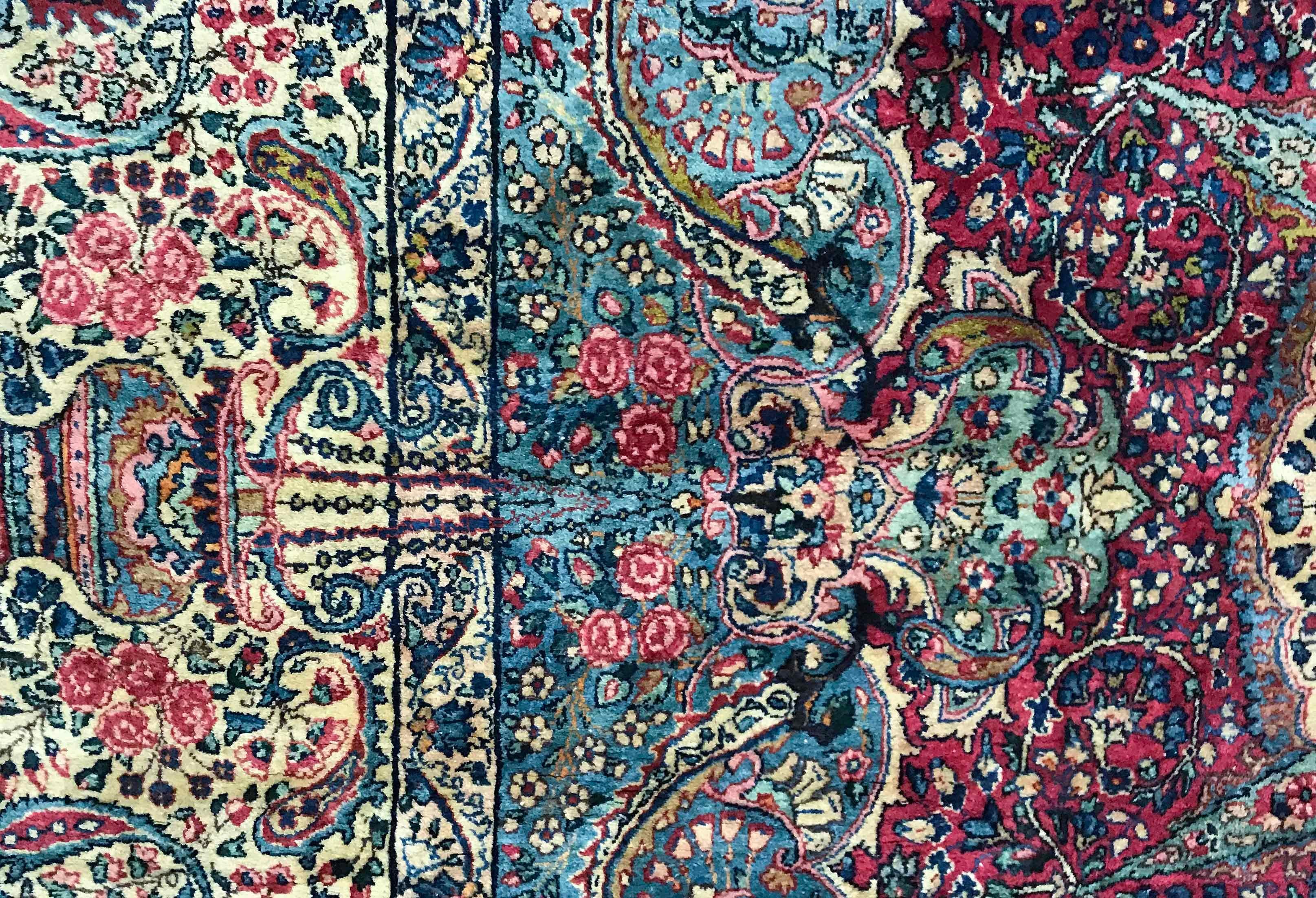 Persischer Kerman-Teppich, um 1940 (Handgewebt) im Angebot