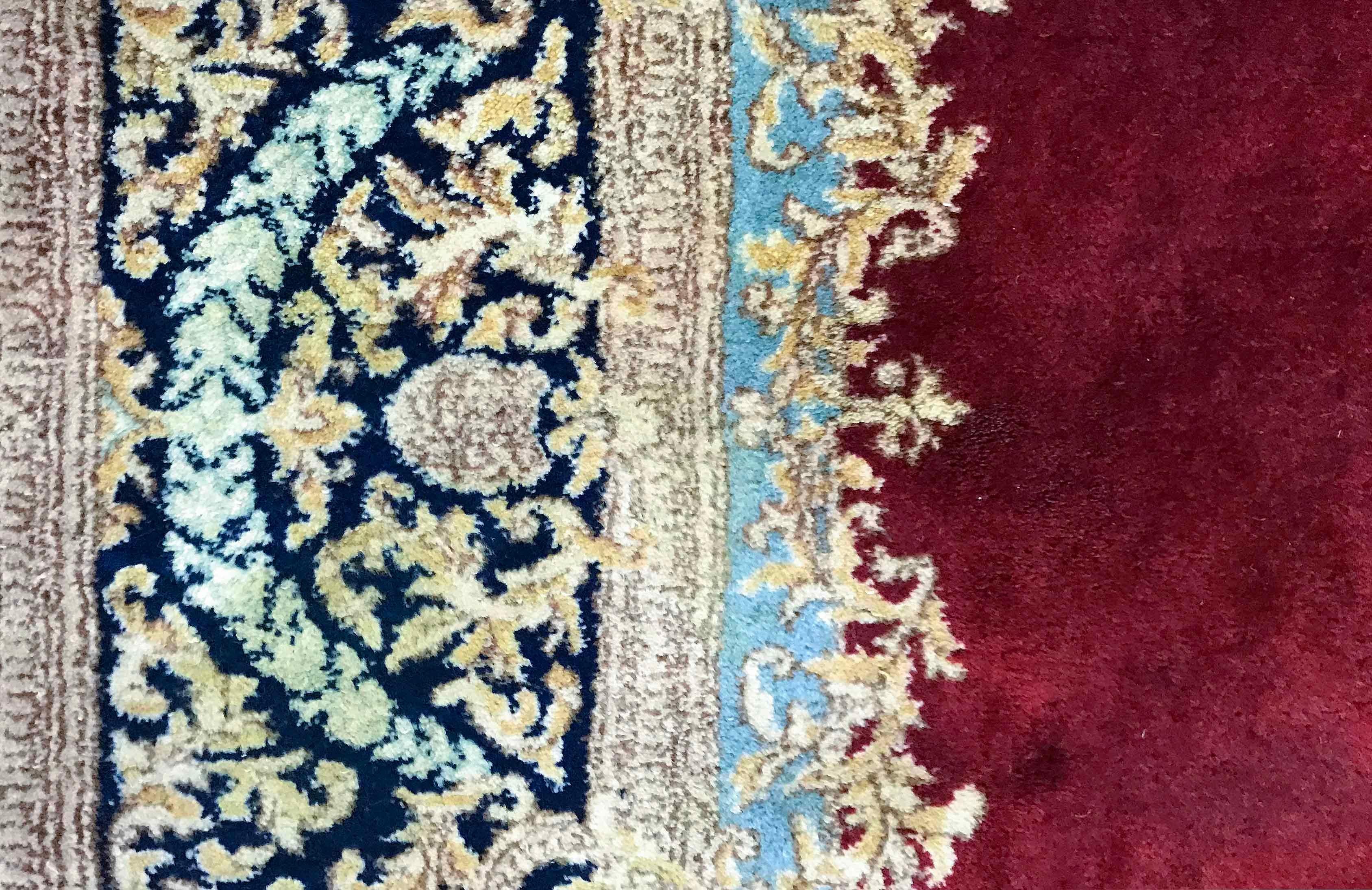 Persischer Kerman-Teppich, um 1940 im Zustand „Gut“ im Angebot in Secaucus, NJ