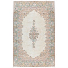 Tapis persan Kerman vintage, vers 1940 12'7 x 20'.