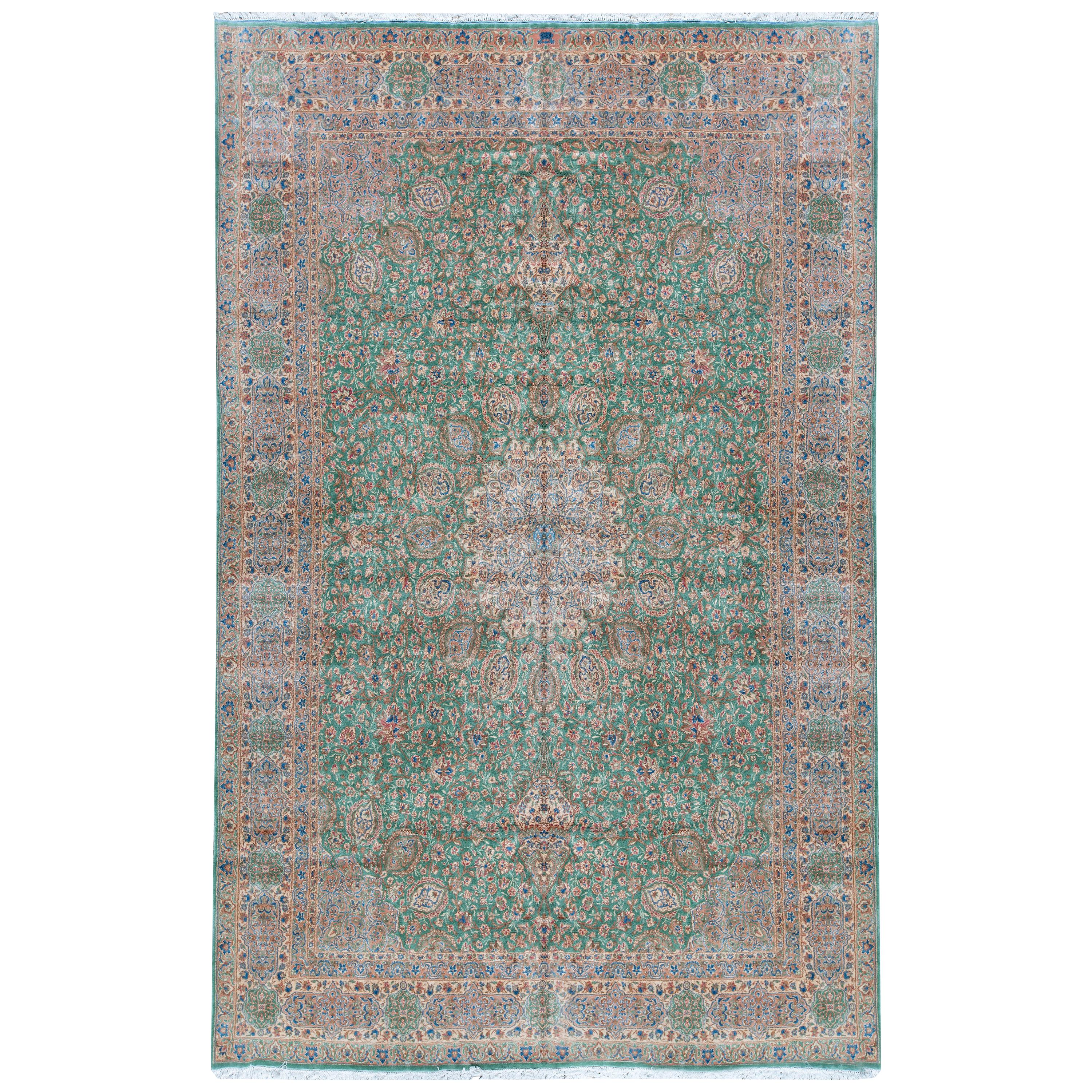 Vintage Persian Kerman Rug, circa 1940 For Sale