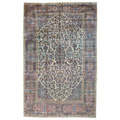 Tapis persan Kerman vintage, vers 1940 12' x 19'.