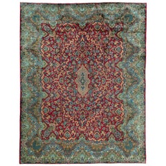 Vintage Persian Kerman Rug, circa 1940