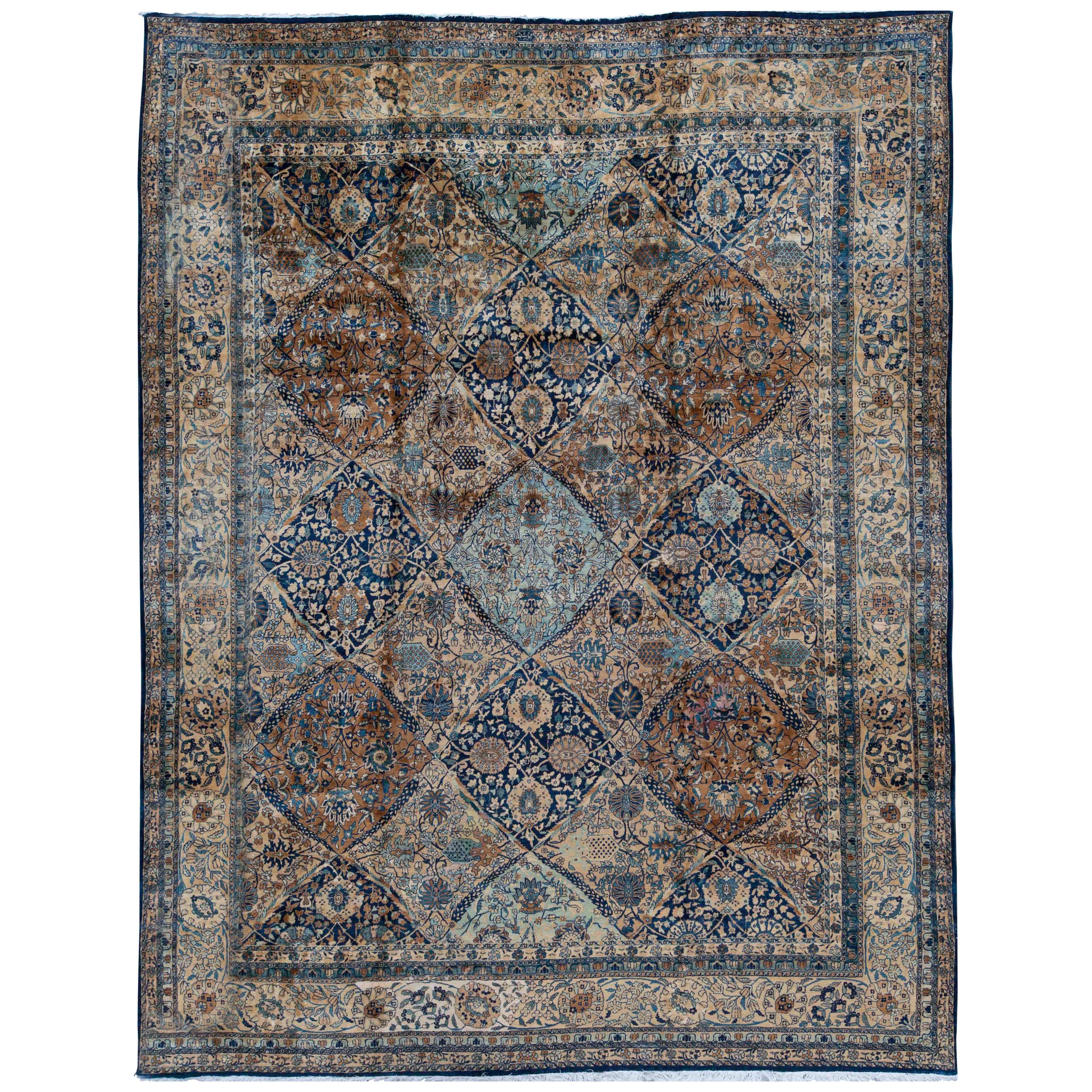 Persischer Kerman-Teppich, um 1940 im Angebot