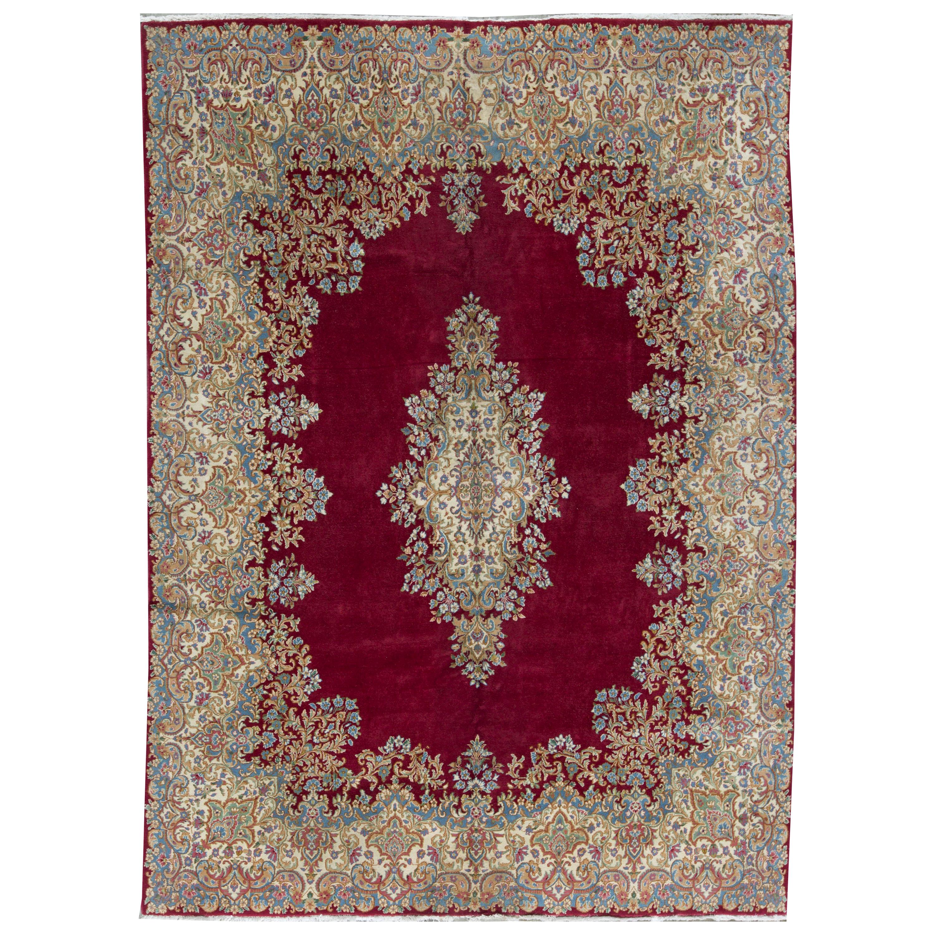 Vintage Persian Kerman Rug, circa 1940 For Sale