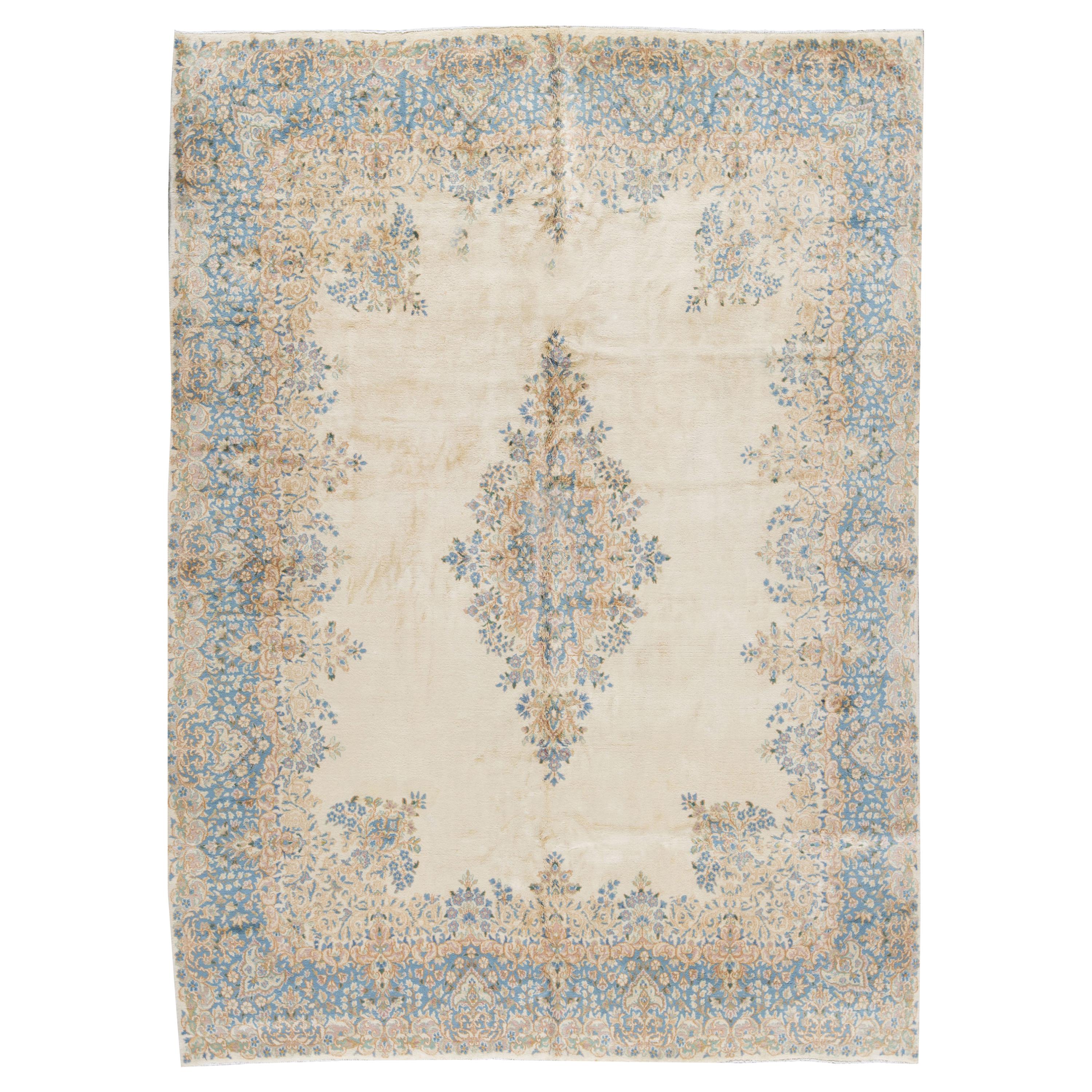 Vintage Persian Kerman Rug, circa 1940 For Sale at 1stDibs