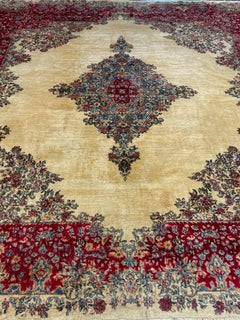 Vintage Persian Kerman Rug