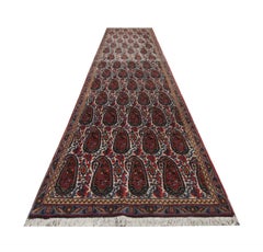 Vintage Rug Handmade Carpet Runner Paisley Stair Runner