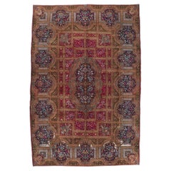 Persischer Kerman-Teppich im französischen Dekadent-Stil, Hotel-Lobby-Stil