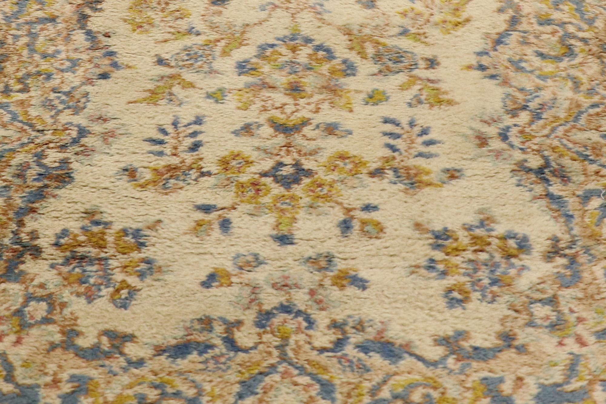Kirman Vintage Persian Kerman Rug Carpet Runner, 02'06 x 19'03 For Sale