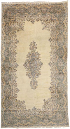 Vintage Persian Kerman Rug with Traditional Style
