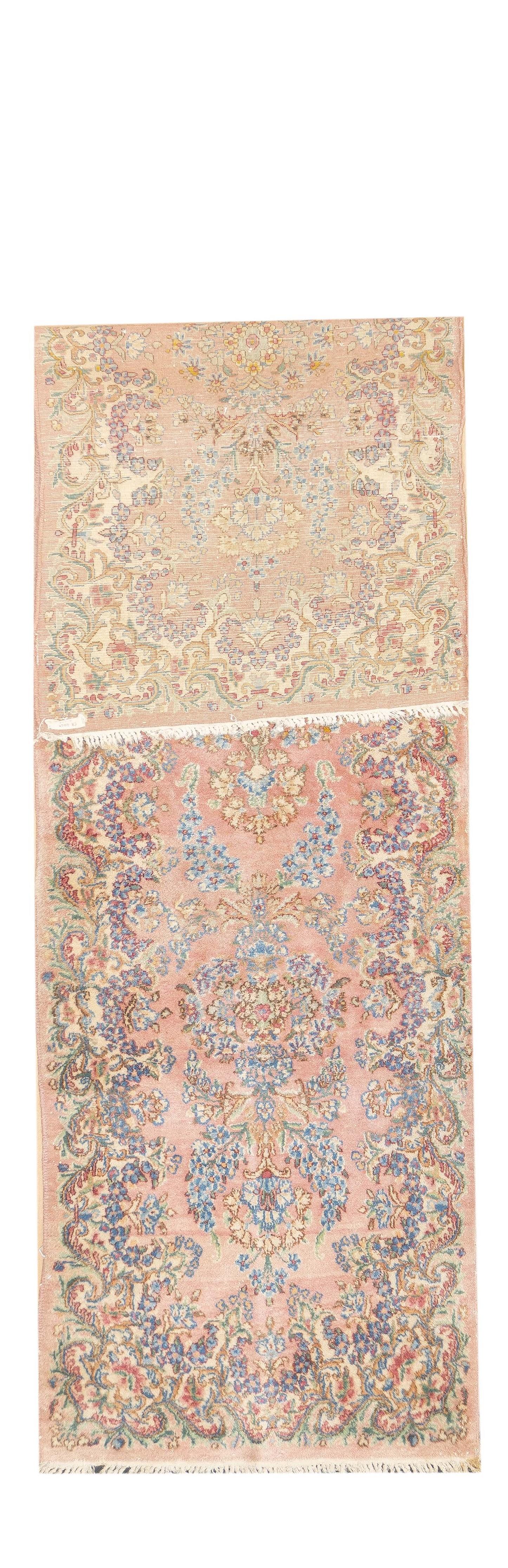 Vintage Persian Kerman Runner 2'5