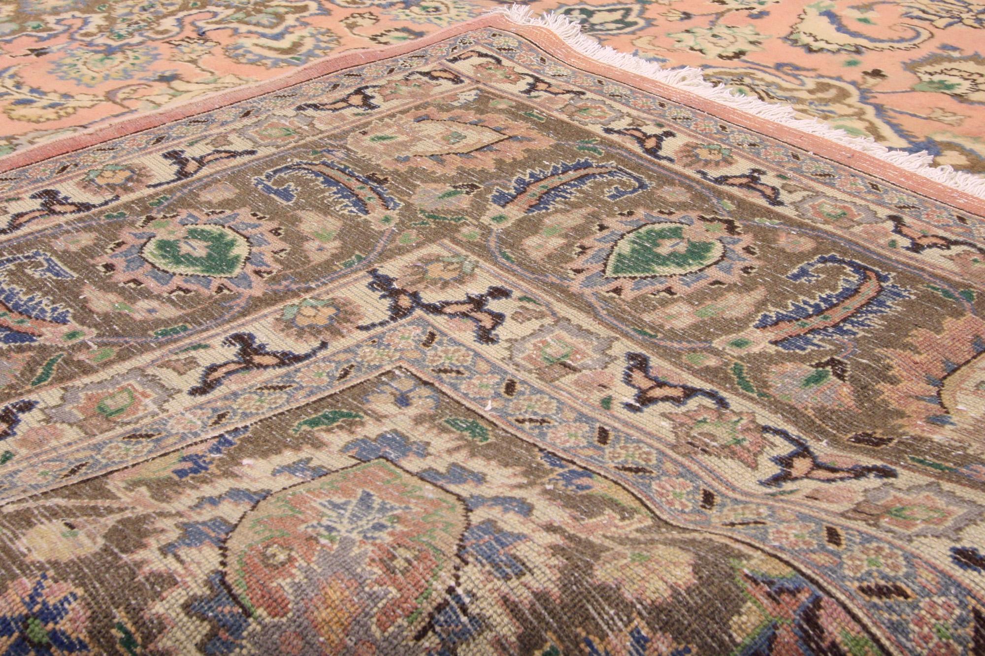 20ième siècle Tapis persan Khorassan vintage de style traditionnel en vente