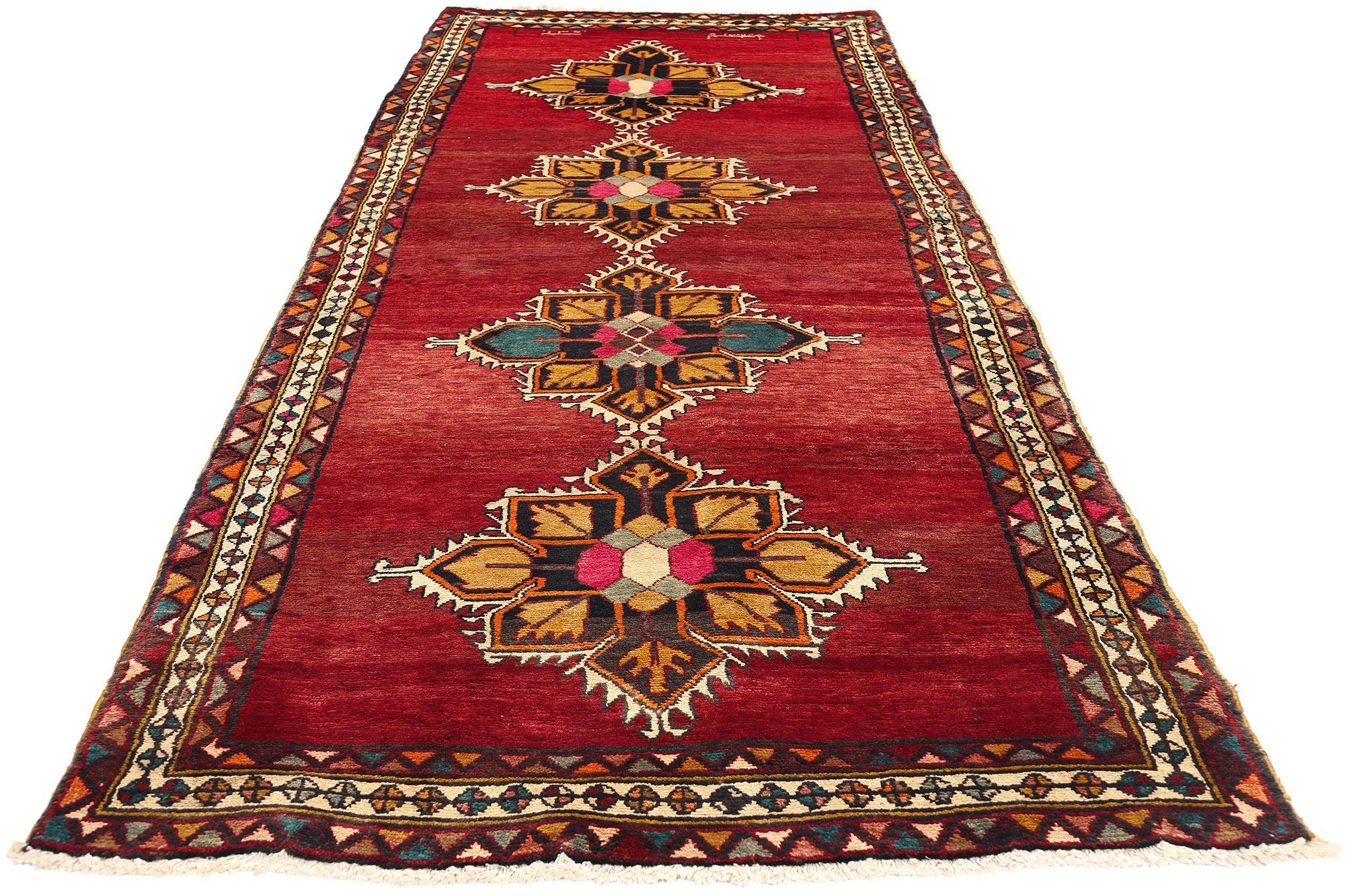 Hand-Knotted Vintage Persian Khorassan Rug For Sale