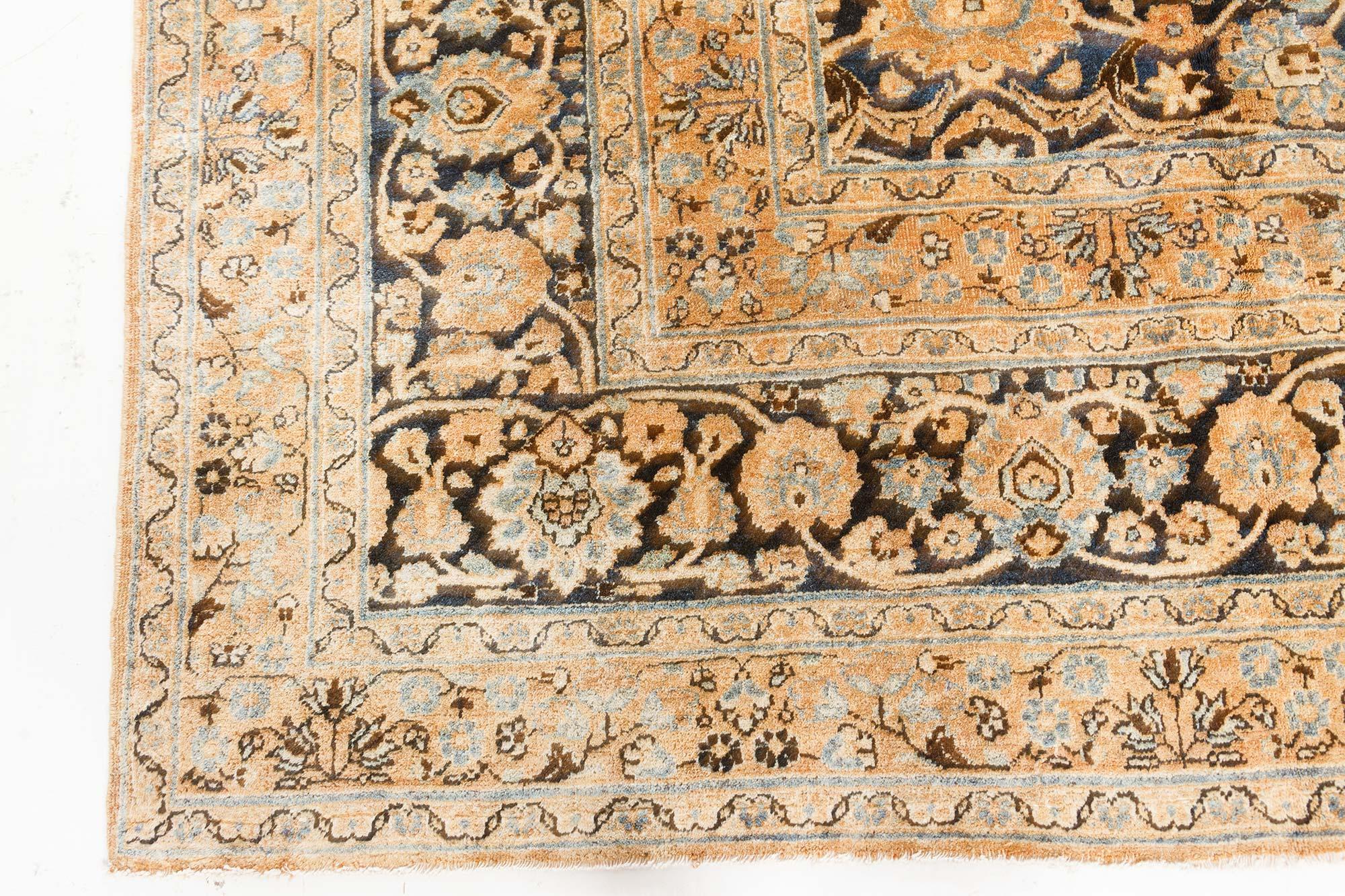 20th Century Vintage Persian Khorassan Handmade Wool Rug For Sale