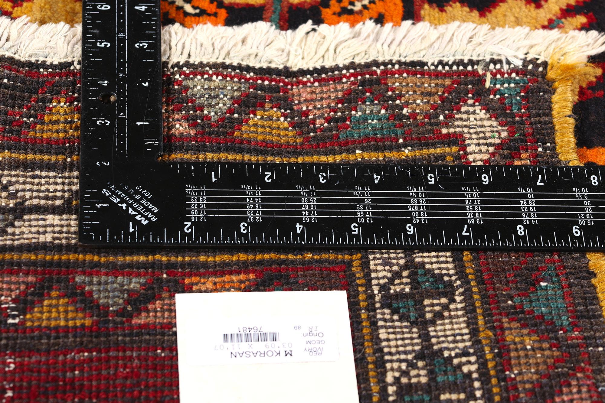 Wool Vintage Persian Khorassan Rug For Sale