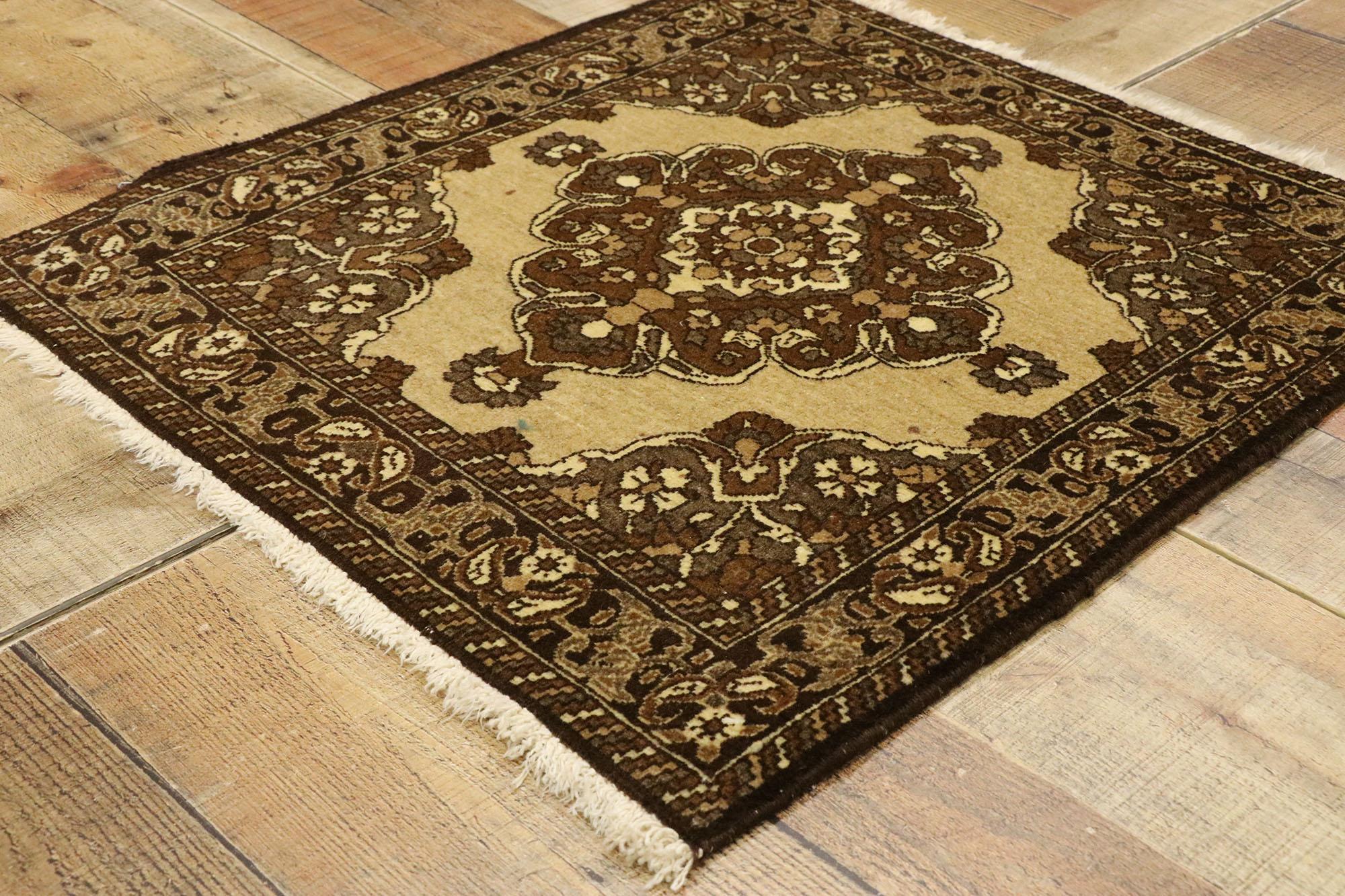 Wool Vintage Persian Khorassan Rug For Sale