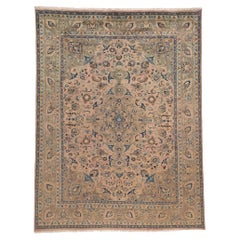 Tappeto persiano vintage Khorassan con stile cottage georgiano
