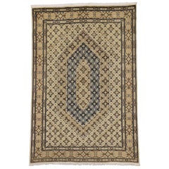 Persischer Khorassan-Teppich mit wiederkehrendem Herati-Muster