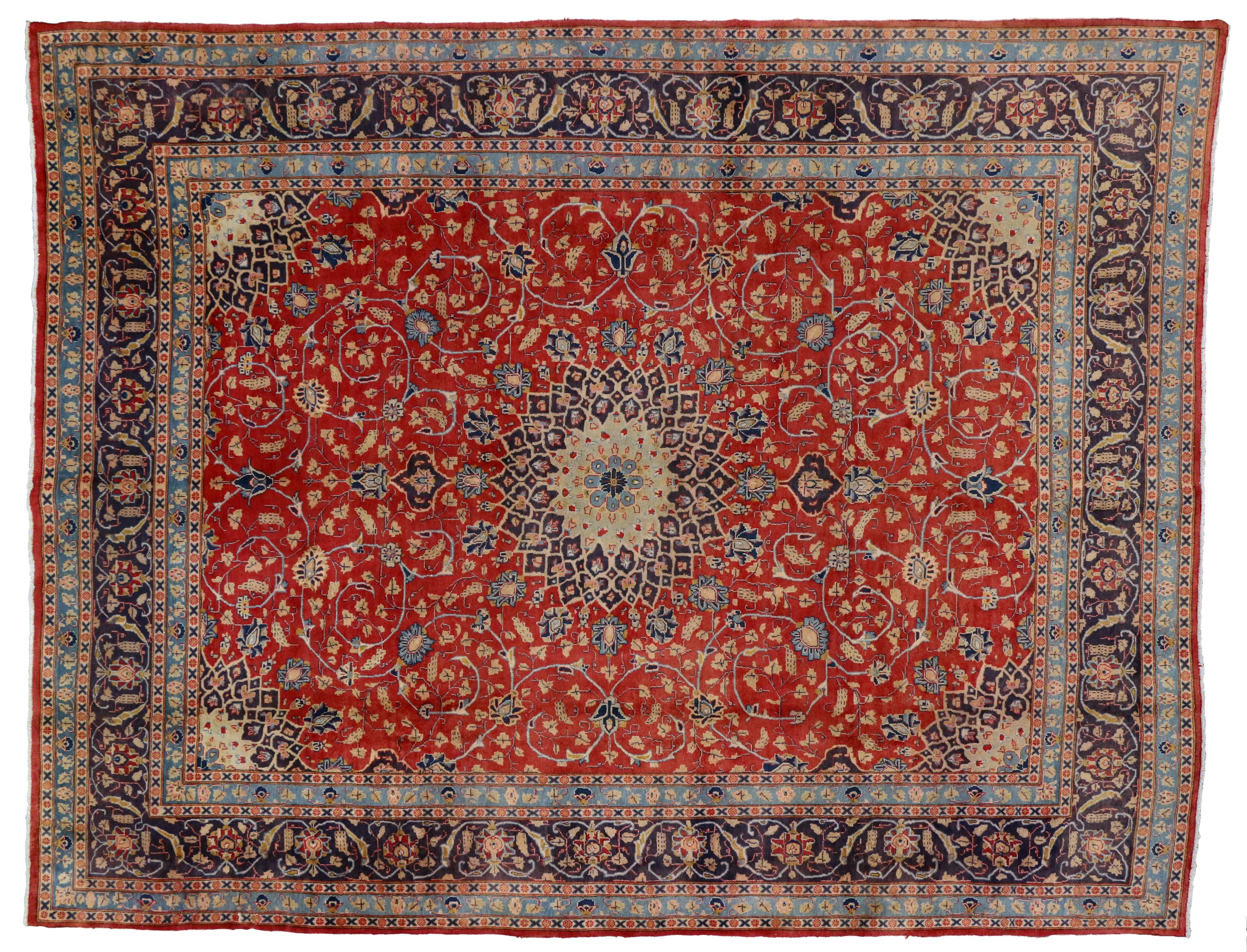 20th Century Vintage Persian Khorassan Rug with Traditional Style