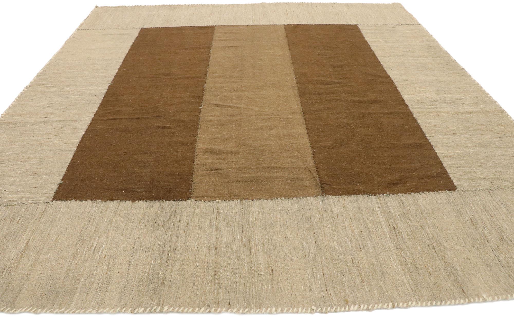 Hand-Woven Vintage Persian Kilim Area Rug For Sale