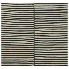 Vintage Persian Kilim Flat Weave Square Rug