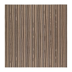 Persischer Kelim in beigebraunen Streifen von Teppich & Kilim
