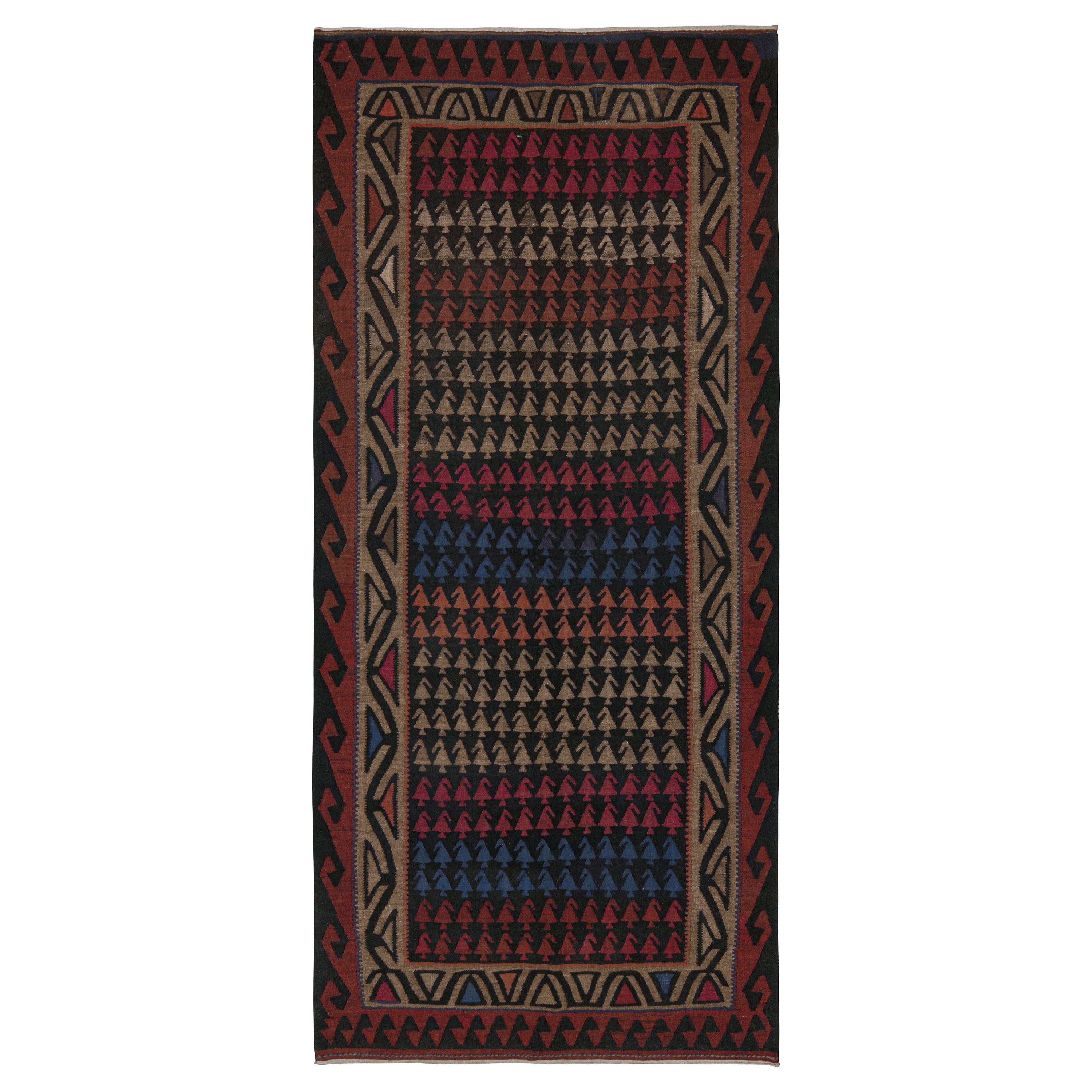Kilim persiano vintage con motivi policromatici di Rug & Kilim