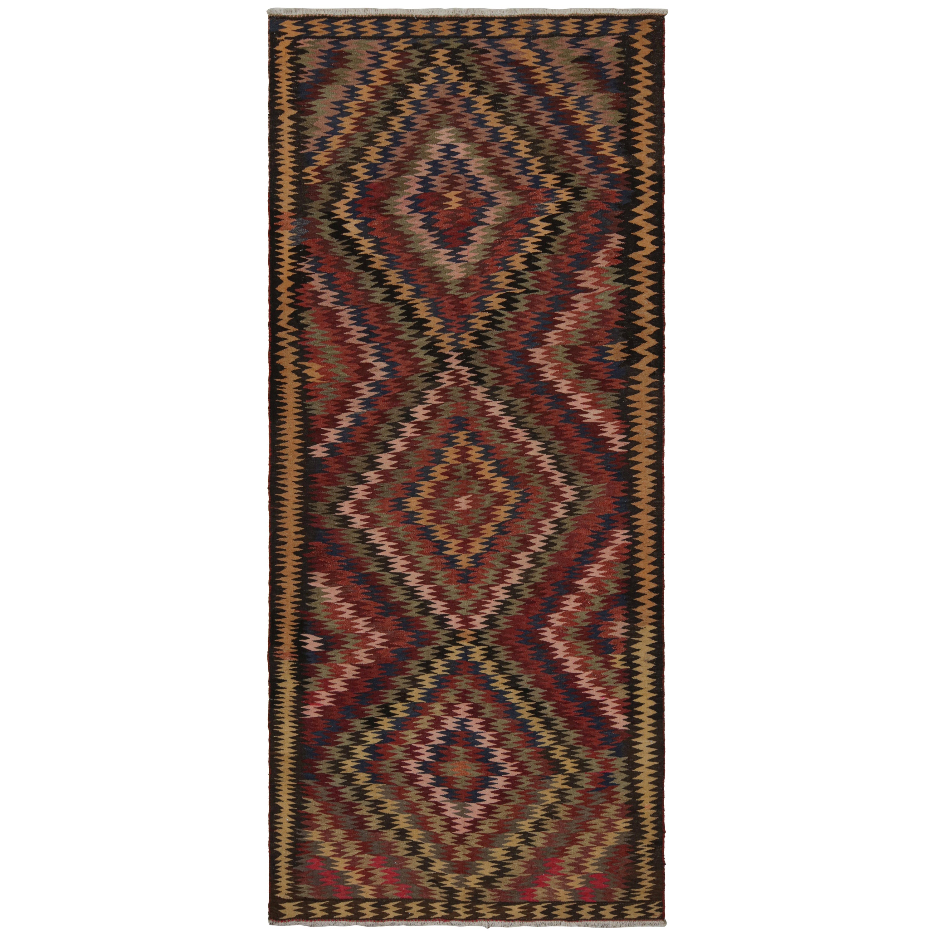 Persischer Kilim mit vielfarbigen Mustern, von Rug & Kilim